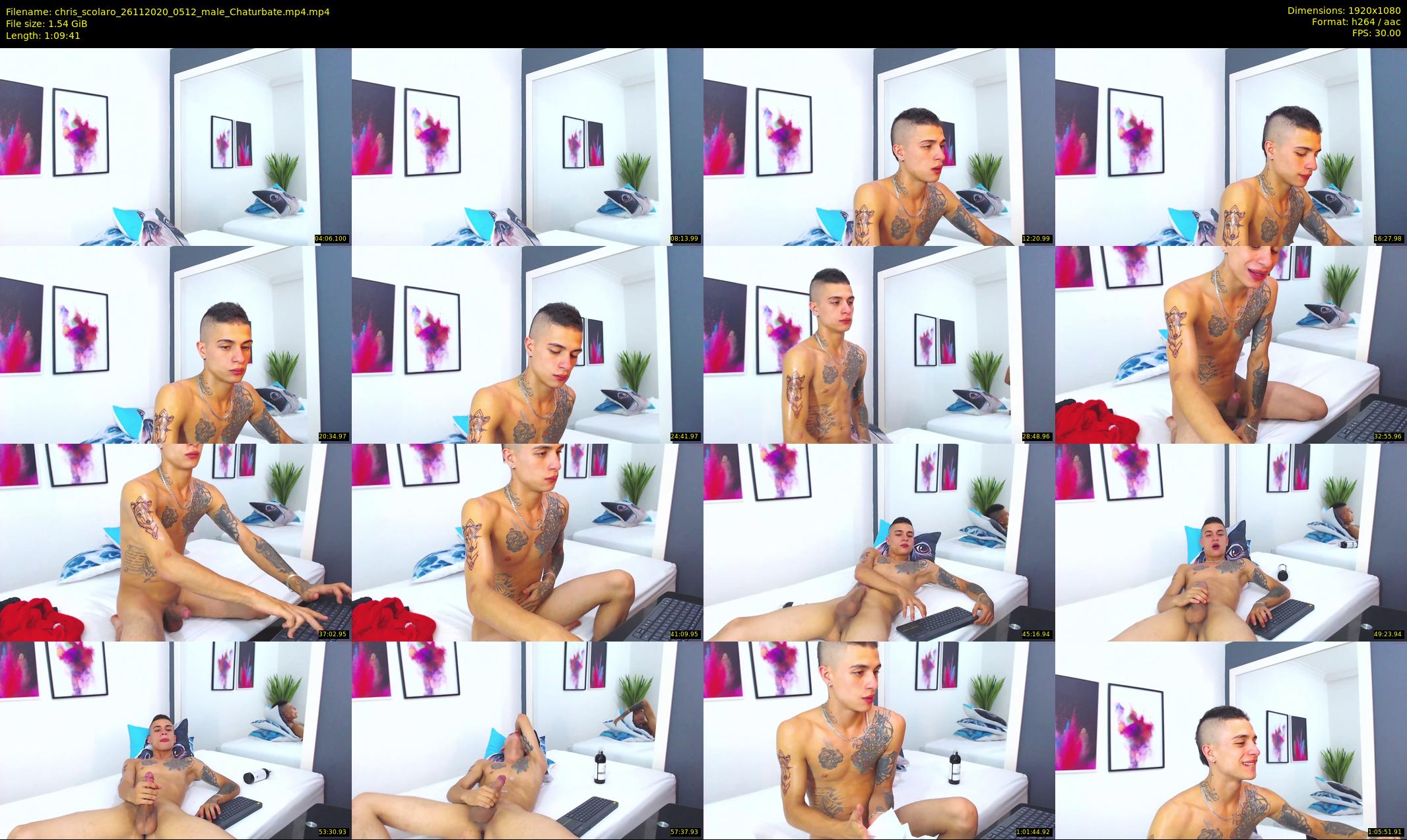 chris_scolaro — 70 minute Chaturbate male cam show recording, 1080p, Nov 26, 2020