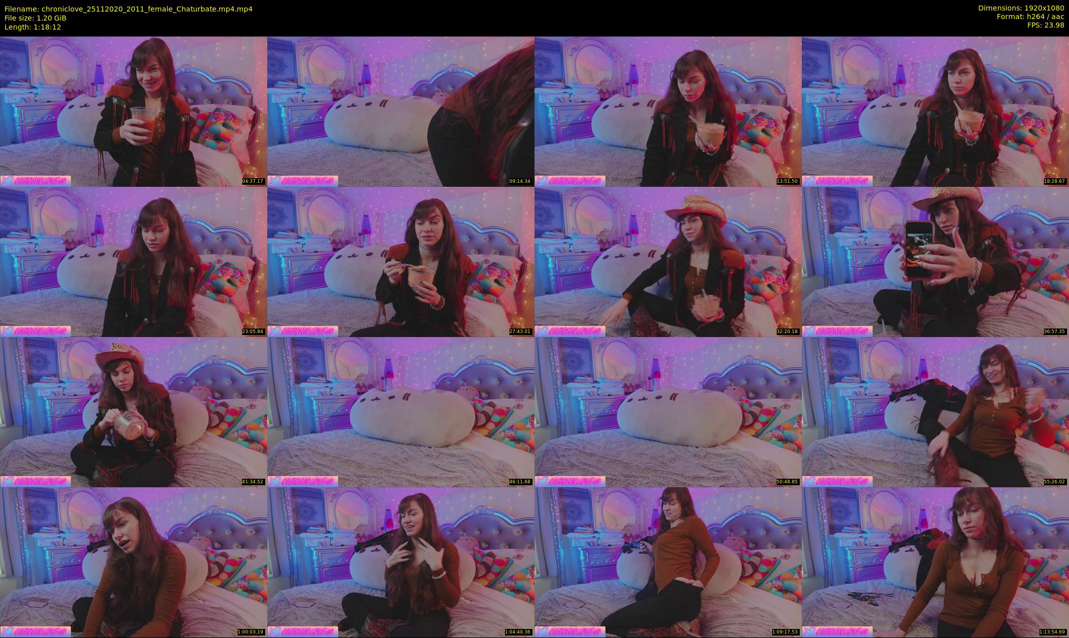 chroniclove — 79 minute Chaturbate female cam show recording, 1080p, Nov 25, 2020