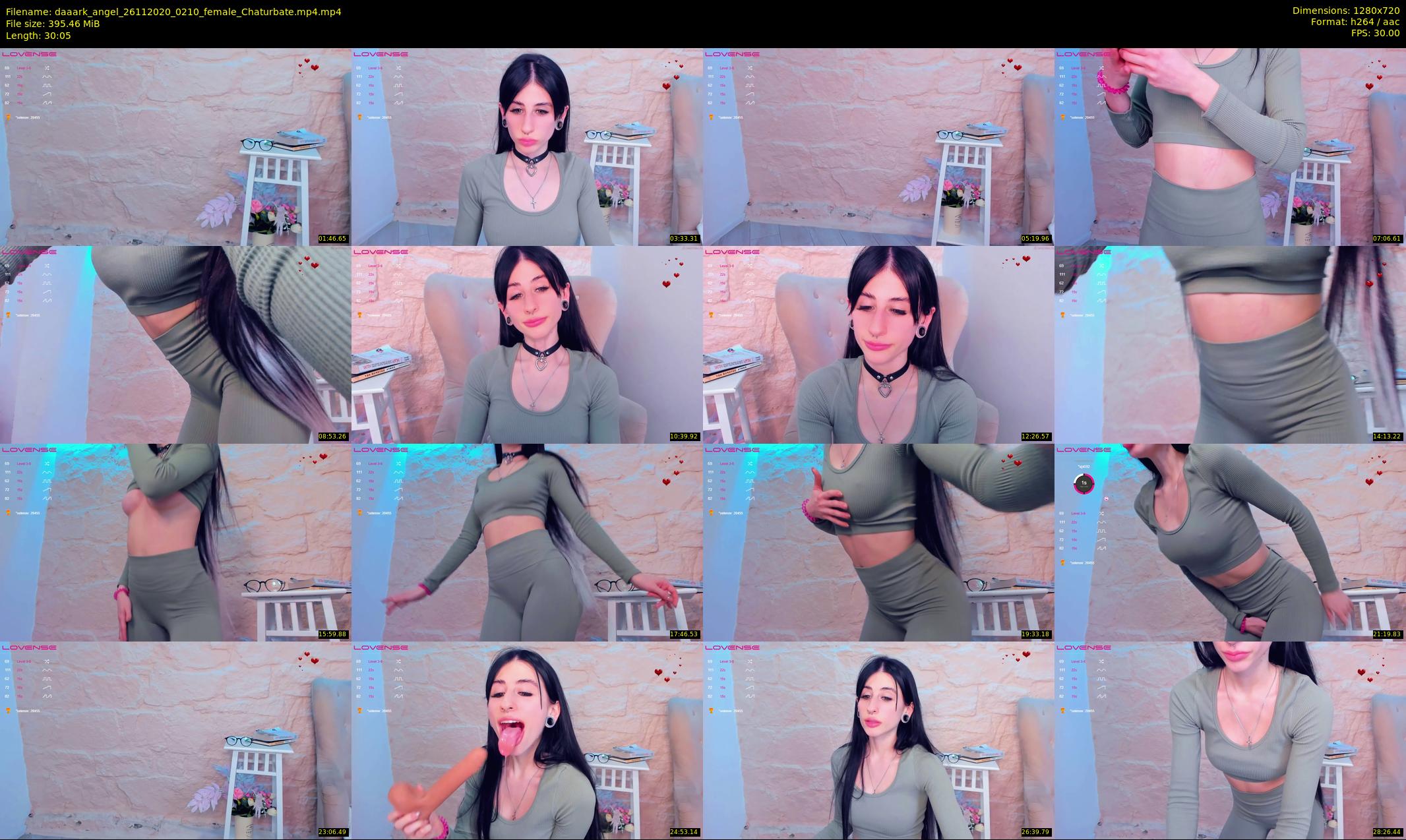 daaark_angel — 31 minute Chaturbate female cam show recording, 720p, Nov 26, 2020