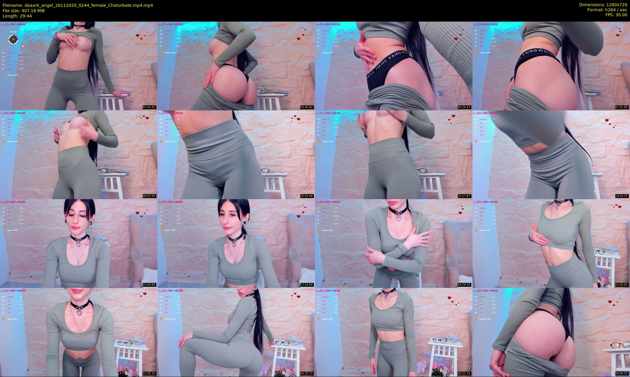 daaark_angel — 30 minute Chaturbate female cam show recording, 720p, Nov 26, 2020