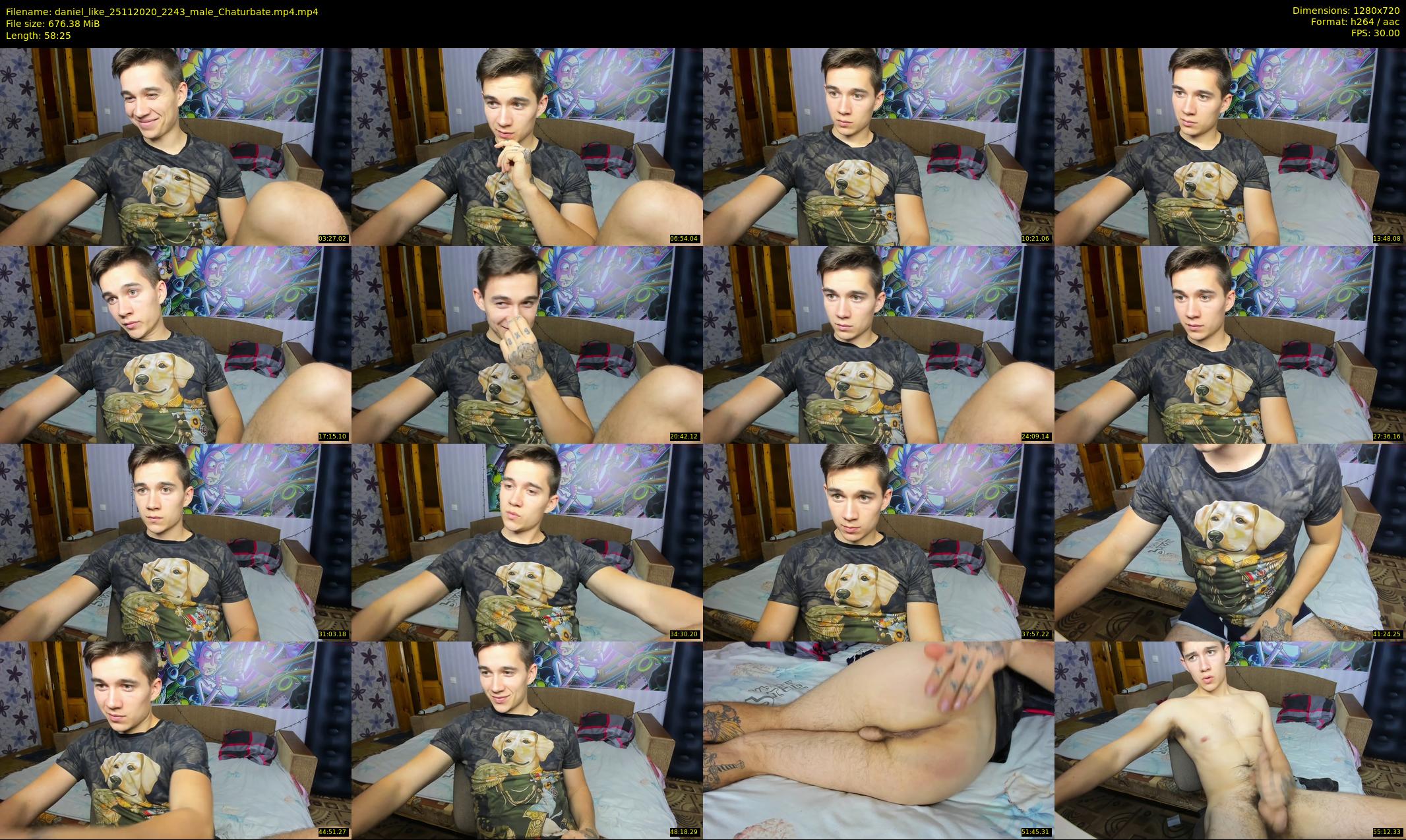 daniel_like — 59 minute Chaturbate male cam show recording, 720p, Nov 25, 2020