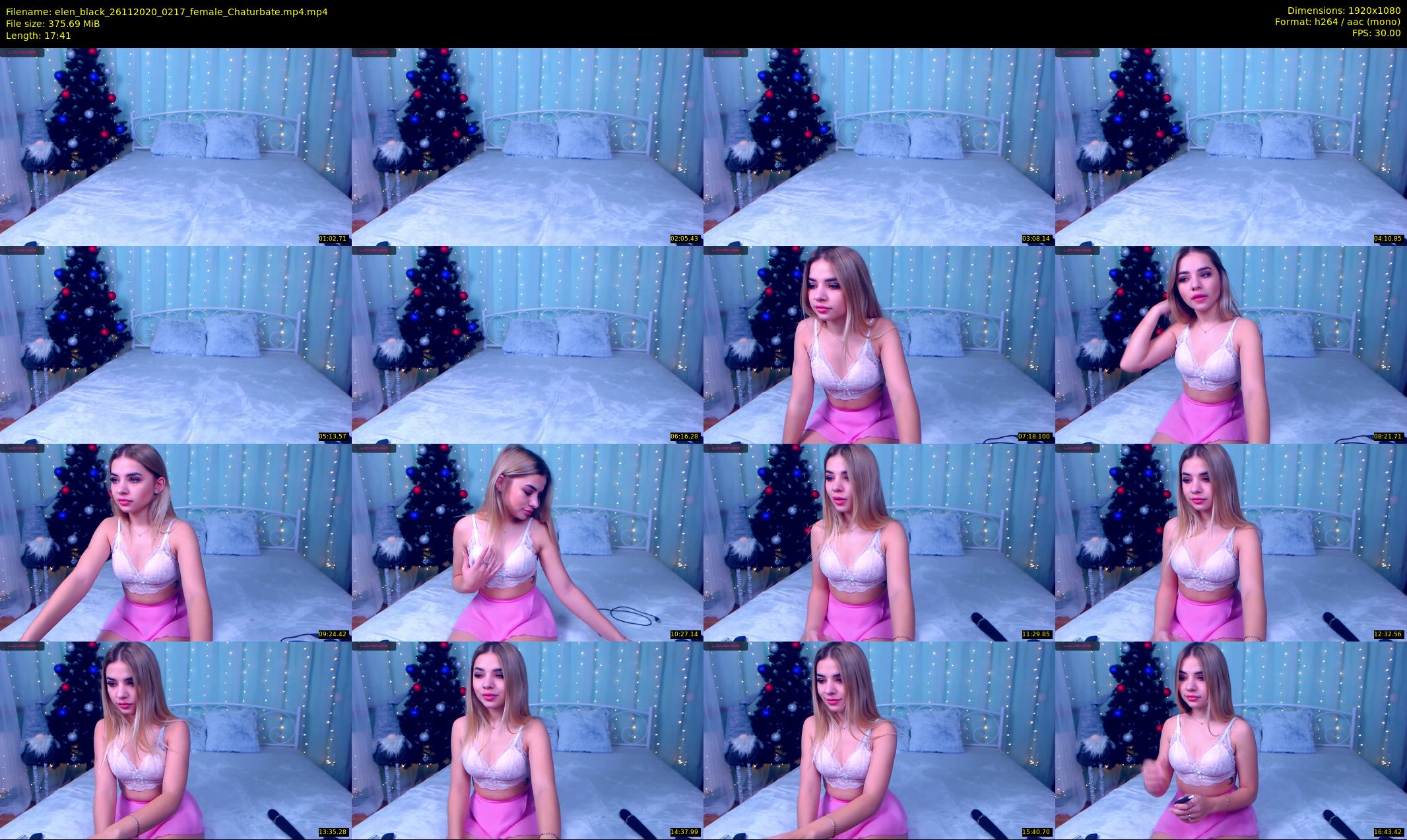 elen_black — 18 minute Chaturbate female cam show recording, 1080p, Nov 26, 2020
