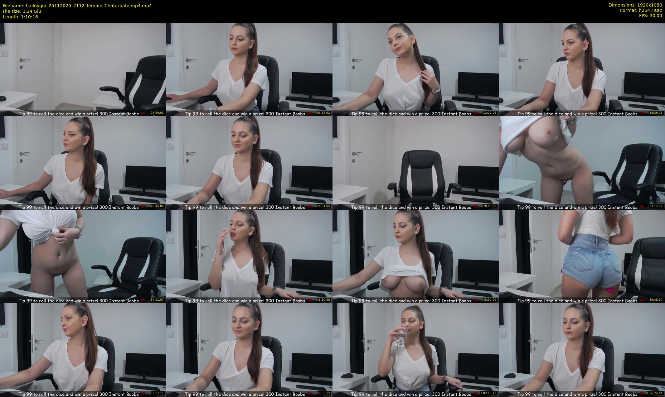 haileygrx — 71 minute Chaturbate female cam show recording, 1080p, Nov 25, 2020