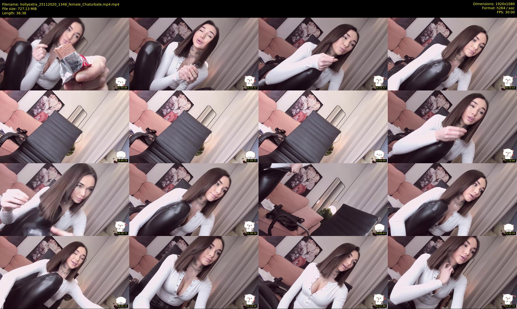hollyextra — 37 minute Chaturbate female cam show recording, 1080p, Nov 25, 2020