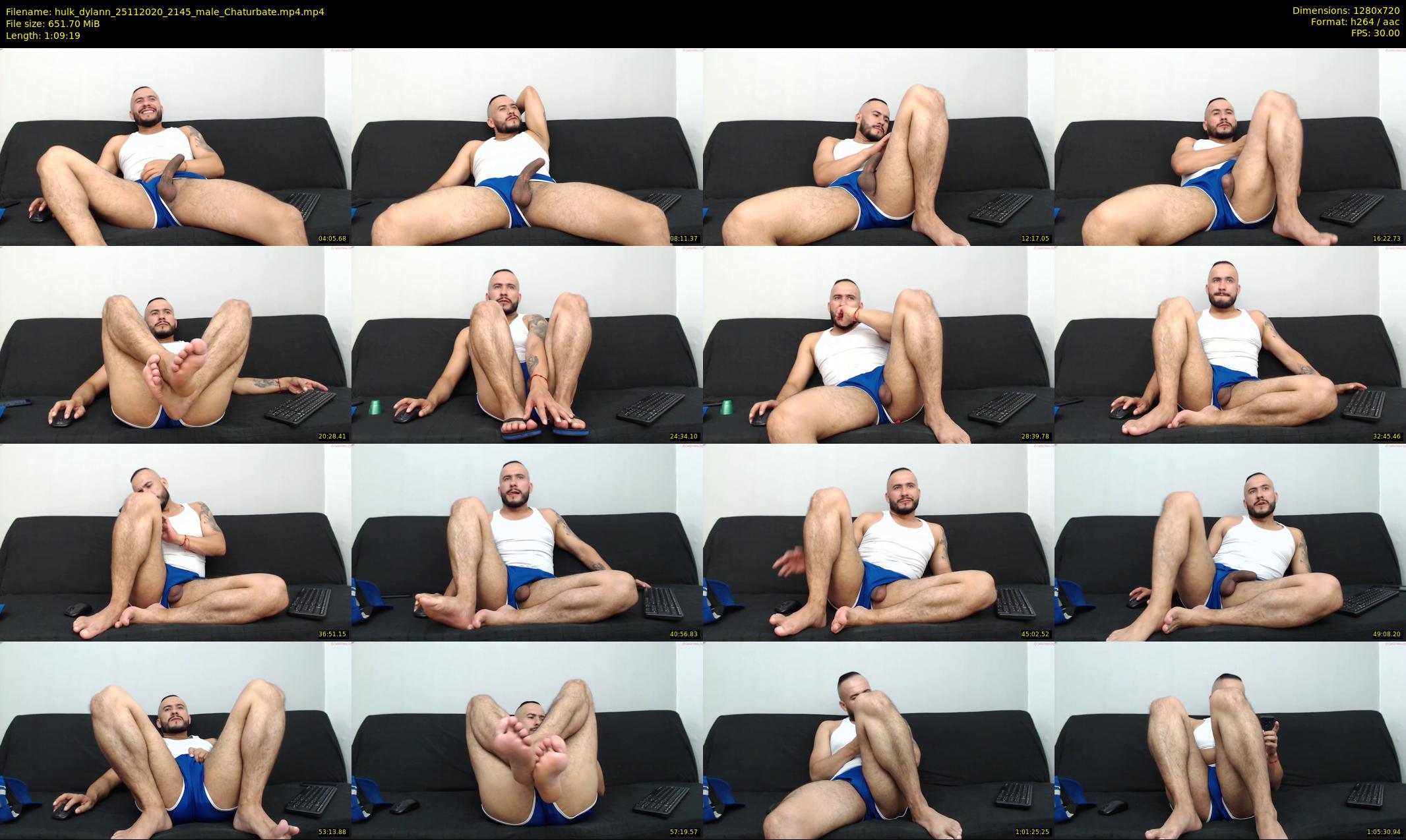 hulk_dylann — 70 minute Chaturbate male cam show recording, 720p, Nov 25, 2020