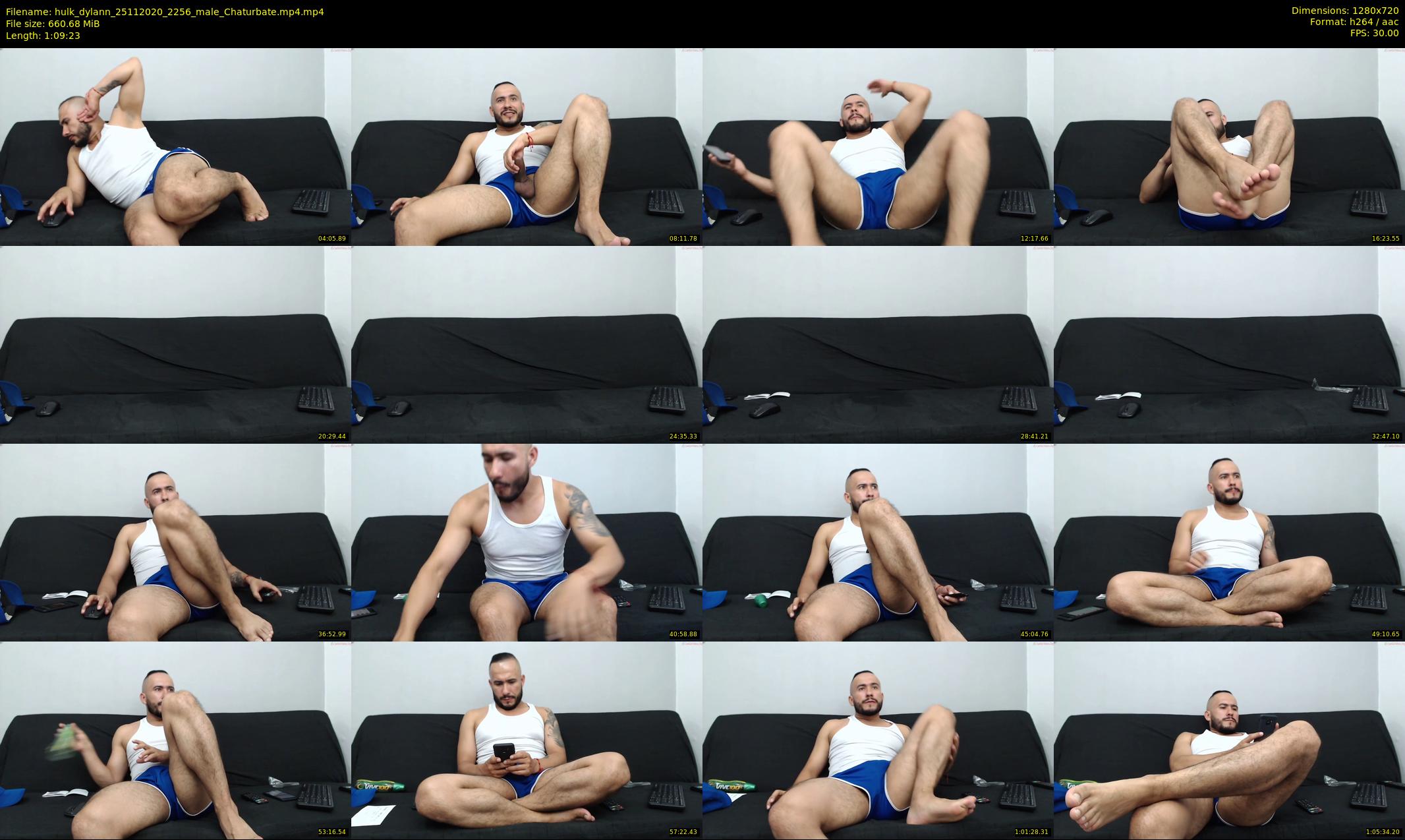 hulk_dylann — 70 minute Chaturbate male cam show recording, 720p, Nov 25, 2020