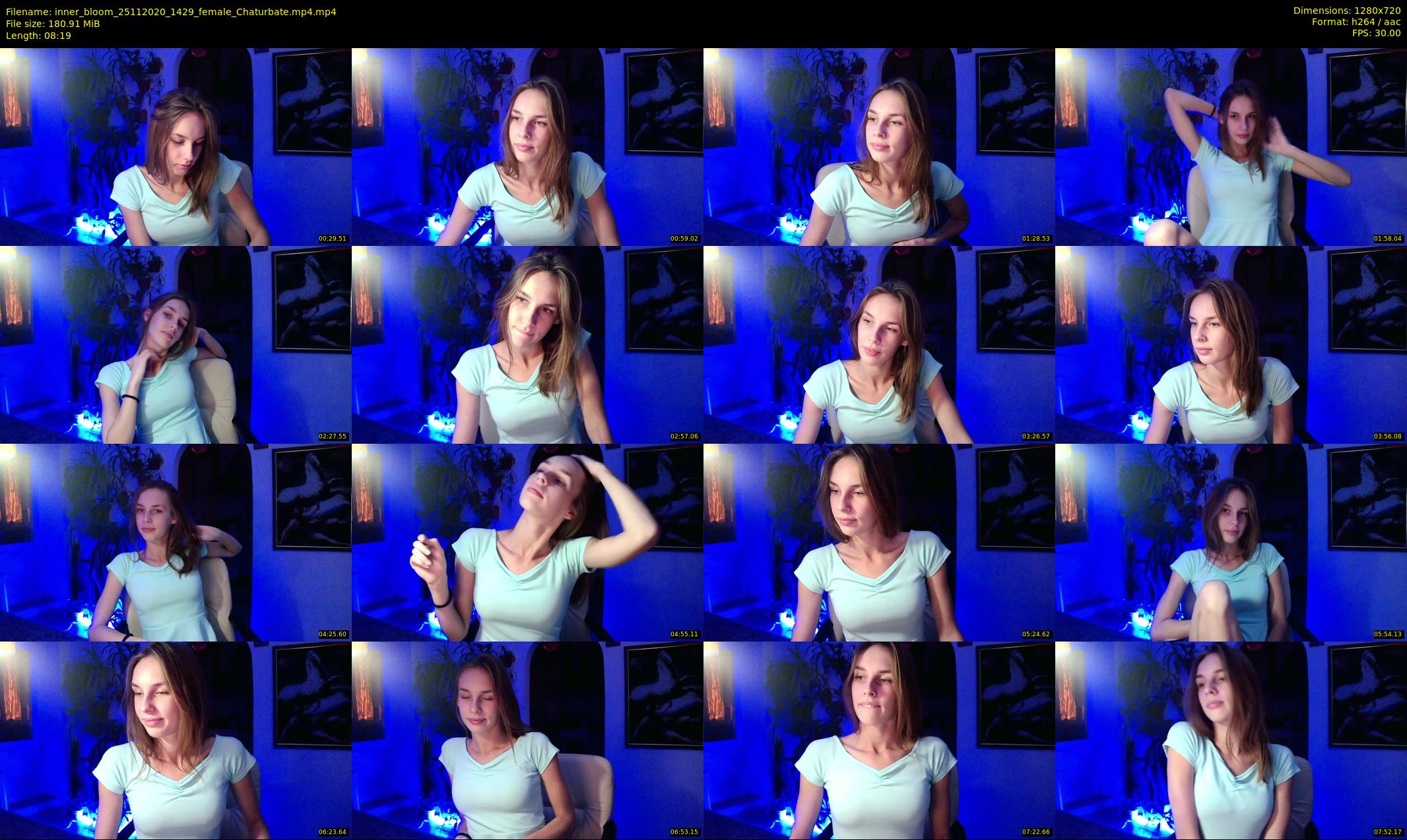inner_bloom — 9 minute Chaturbate female cam show recording, 720p, Nov 25, 2020