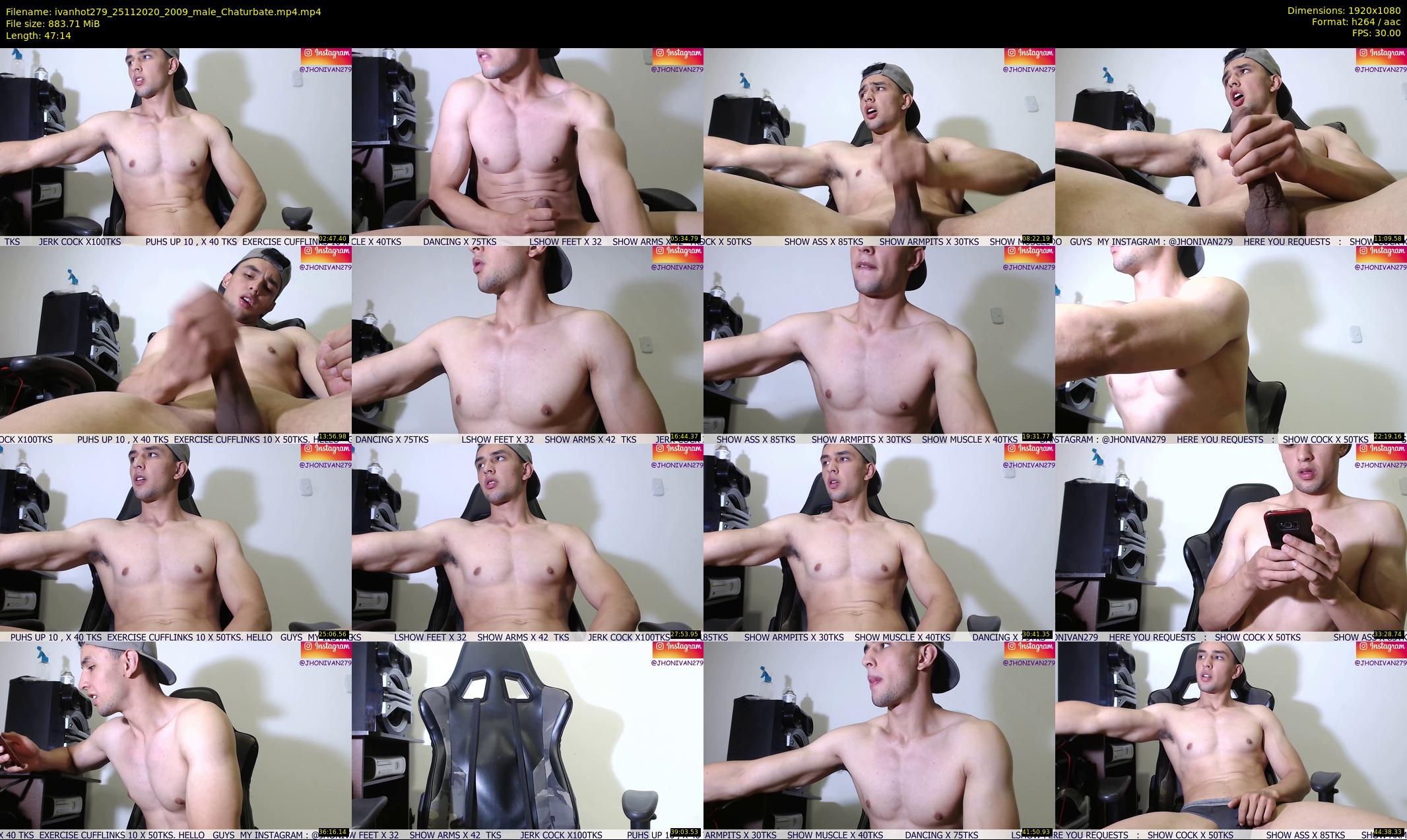 ivanhot279 — 48 minute Chaturbate male cam show recording, 1080p, Nov 25, 2020