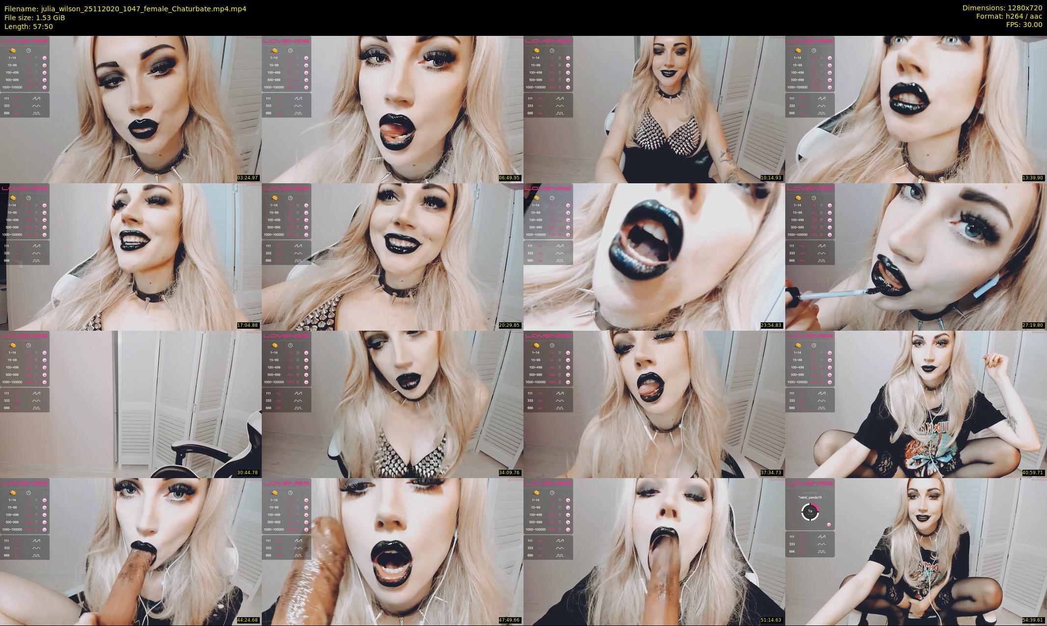 julia_wilson — 58 minute Chaturbate female cam show recording, 720p, Nov 25, 2020