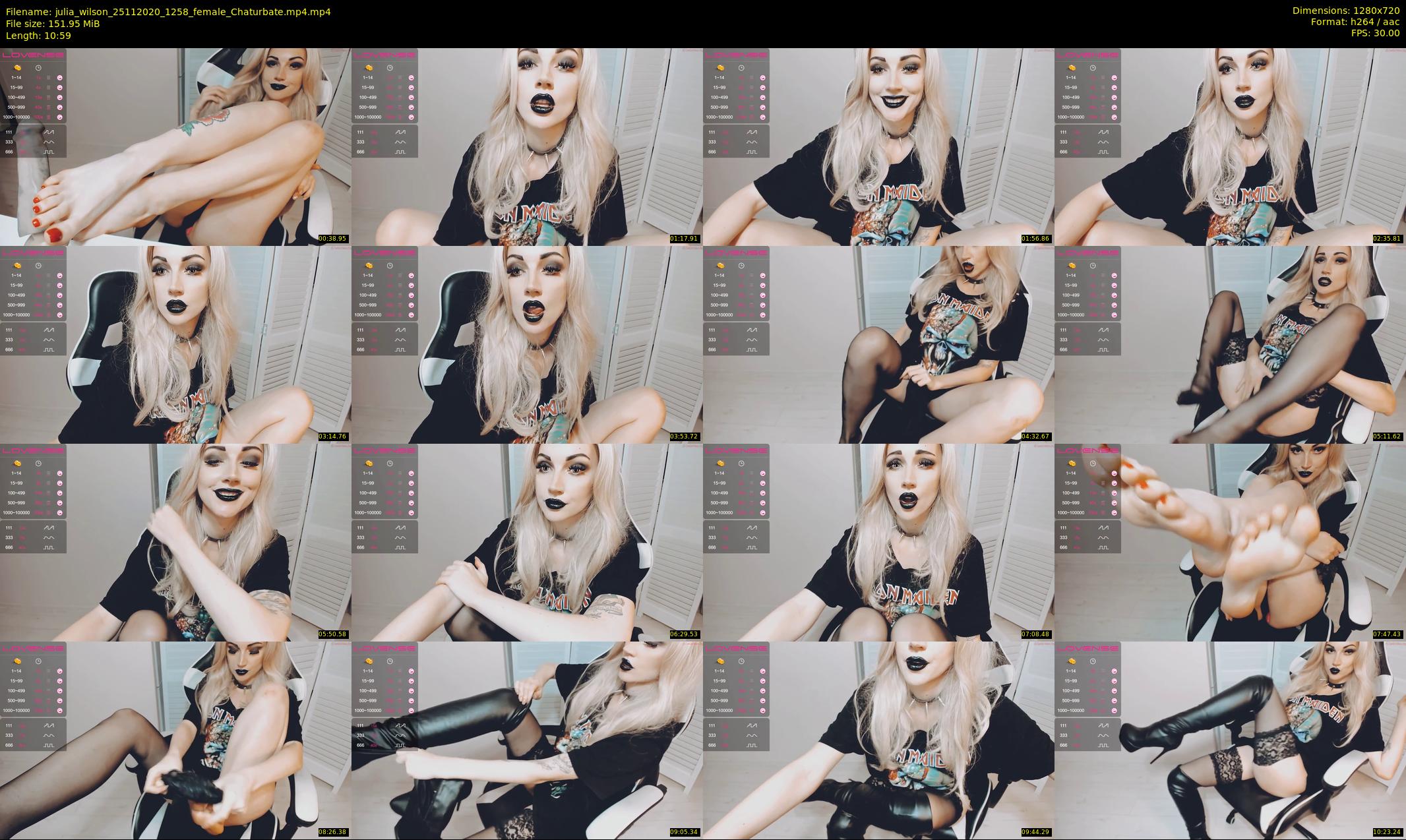 julia_wilson — 11 minute Chaturbate female cam show recording, 720p, Nov 25, 2020