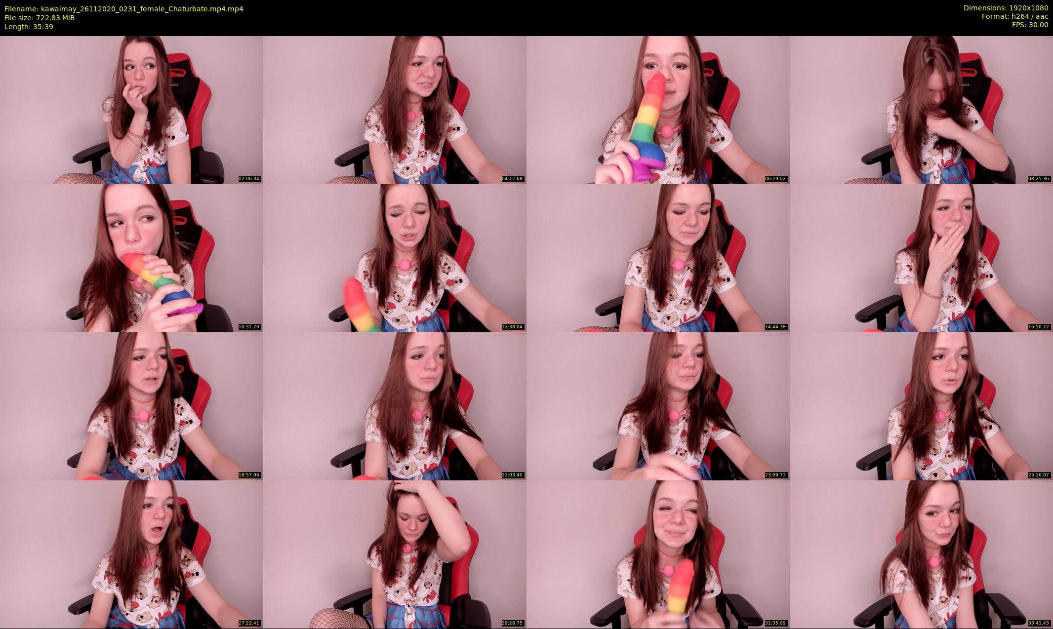 kawaimay — 36 minute Chaturbate female cam show recording, 1080p, Nov 26, 2020
