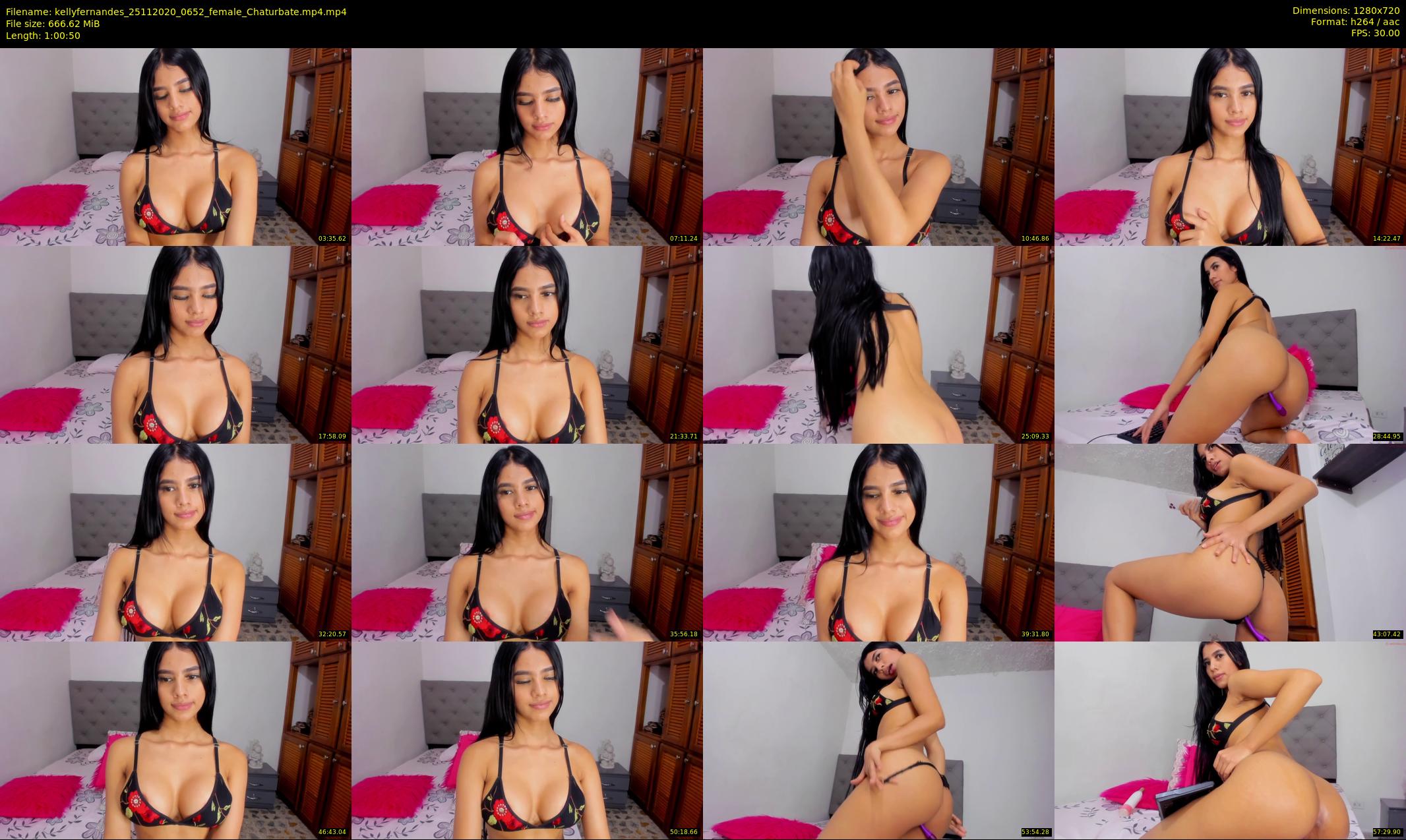 kellyfernandes — 61 minute Chaturbate female cam show recording, 720p, Nov 25, 2020