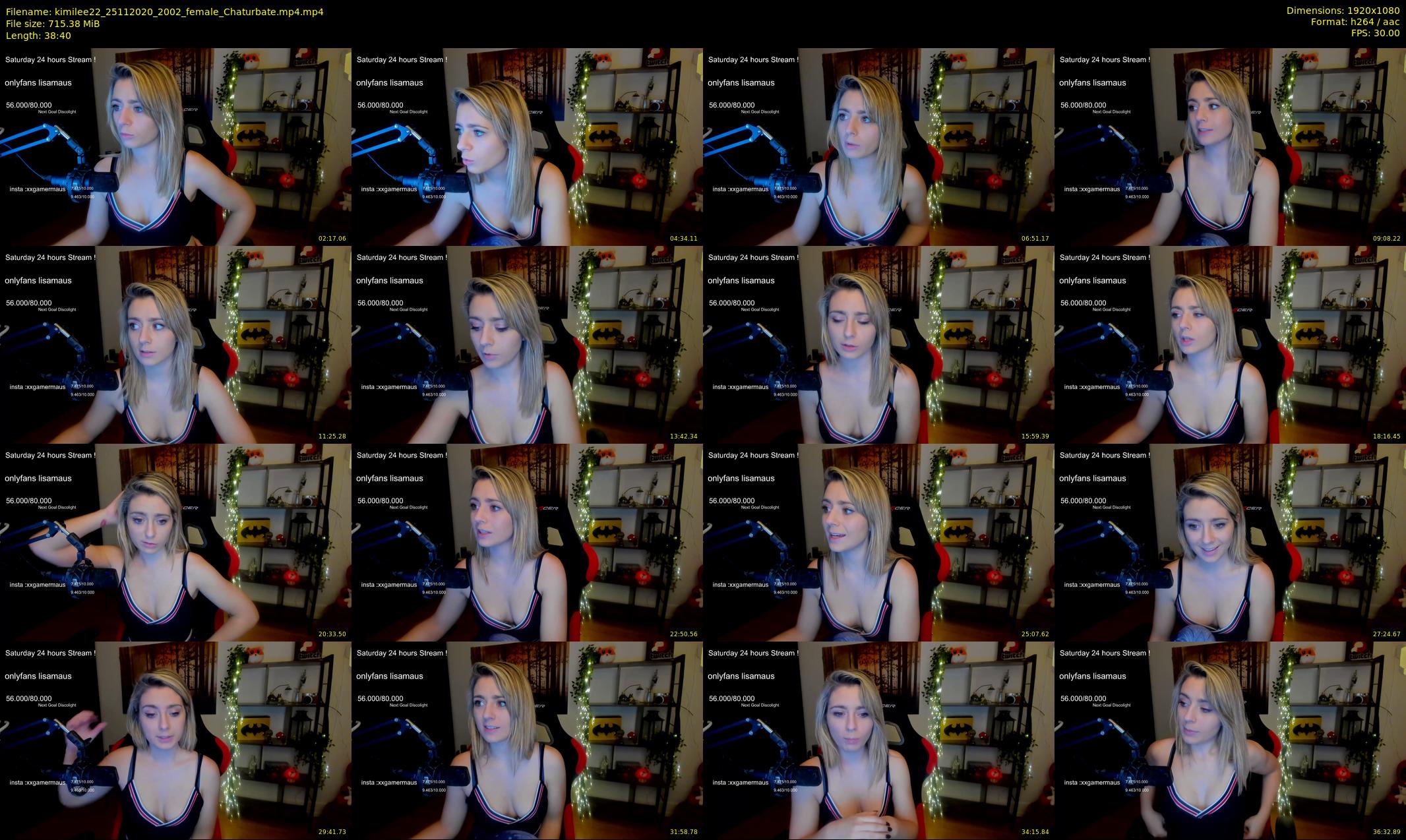 kimilee22 — 39 minute Chaturbate female cam show recording, 1080p, Nov 25, 2020