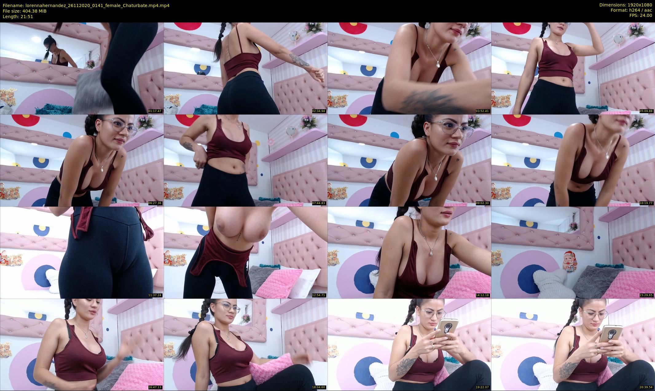 lorennahernandez — 22 minute Chaturbate female cam show recording, 1080p, Nov 26, 2020