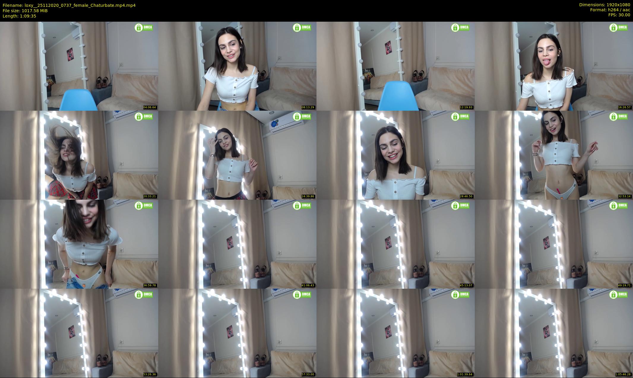 loxy_ — 70 minute Chaturbate female cam show recording, 1080p, Nov 25, 2020