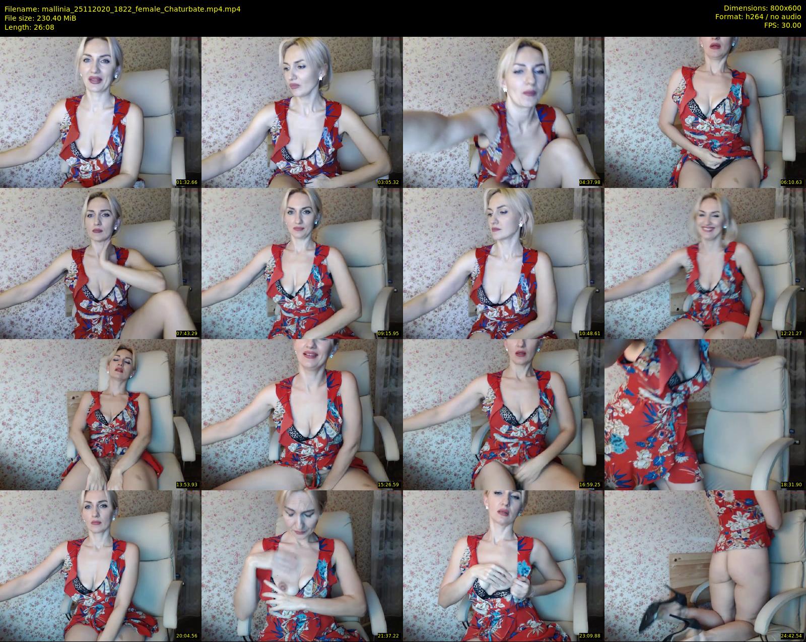 mallinia — 27 minute Chaturbate female cam show recording, 480p, Nov 25, 2020