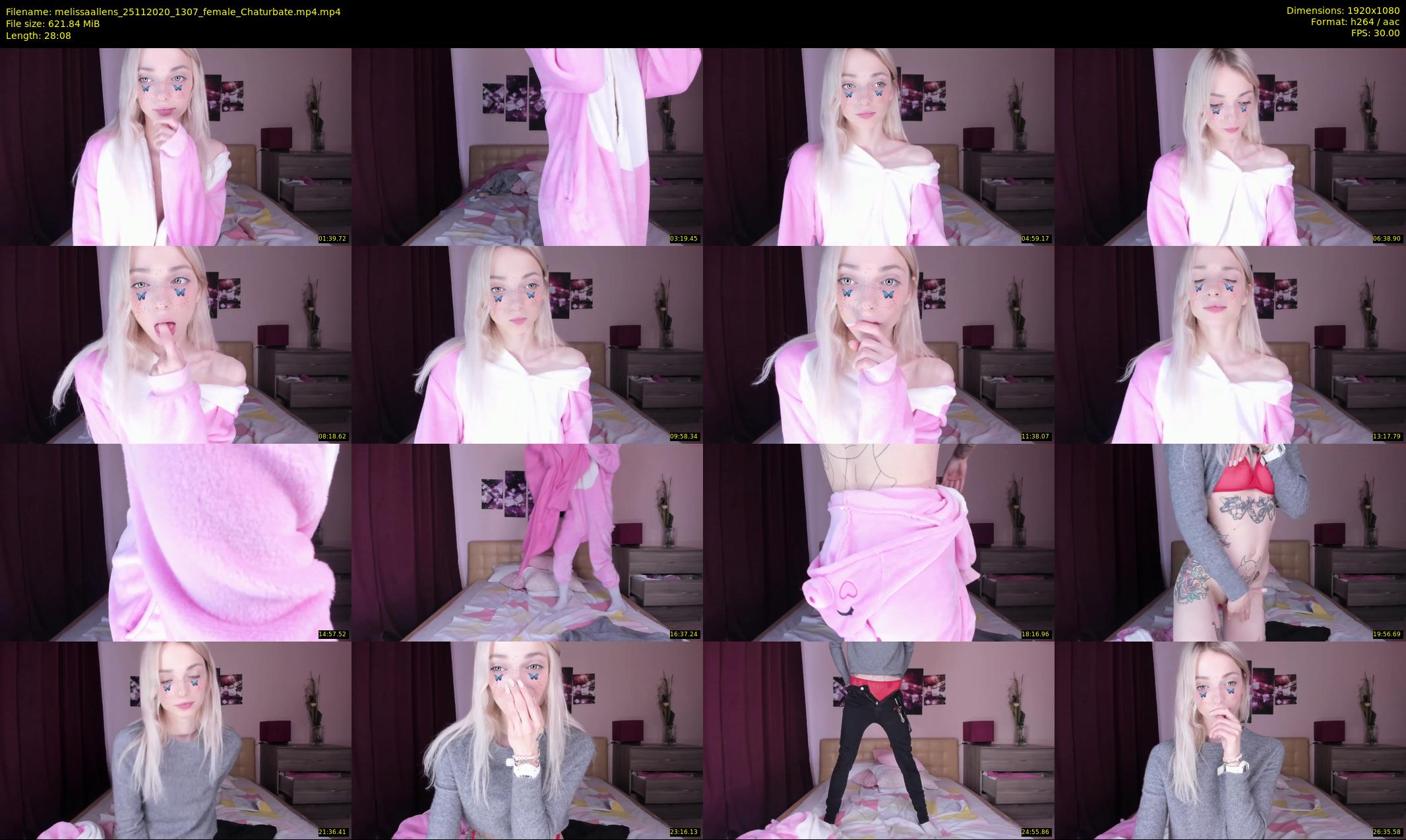 melissaallens — 29 minute Chaturbate female cam show recording, 1080p, Nov 25, 2020