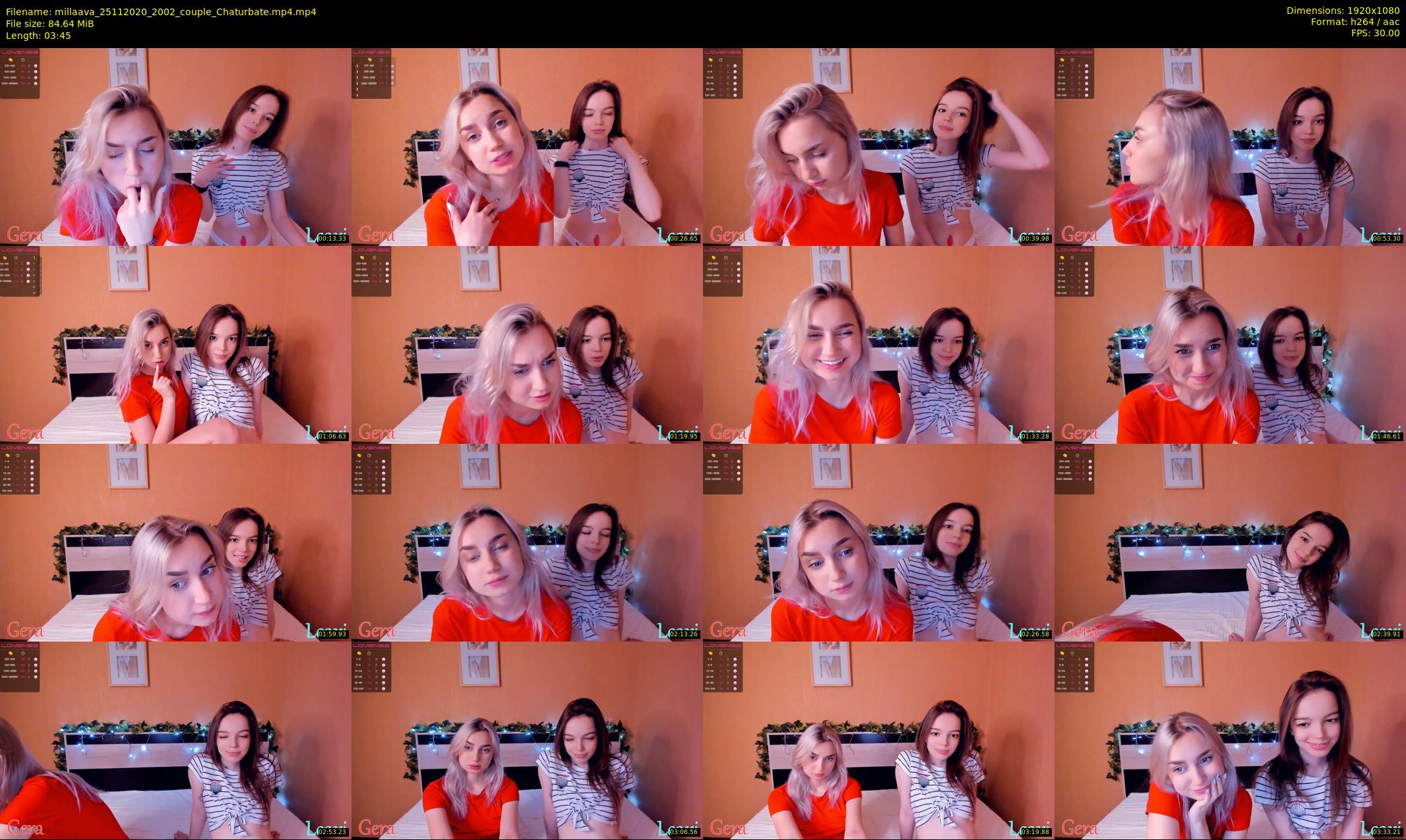 millaava — 4 minute Chaturbate female cam show recording, 1080p, Nov 25, 2020
