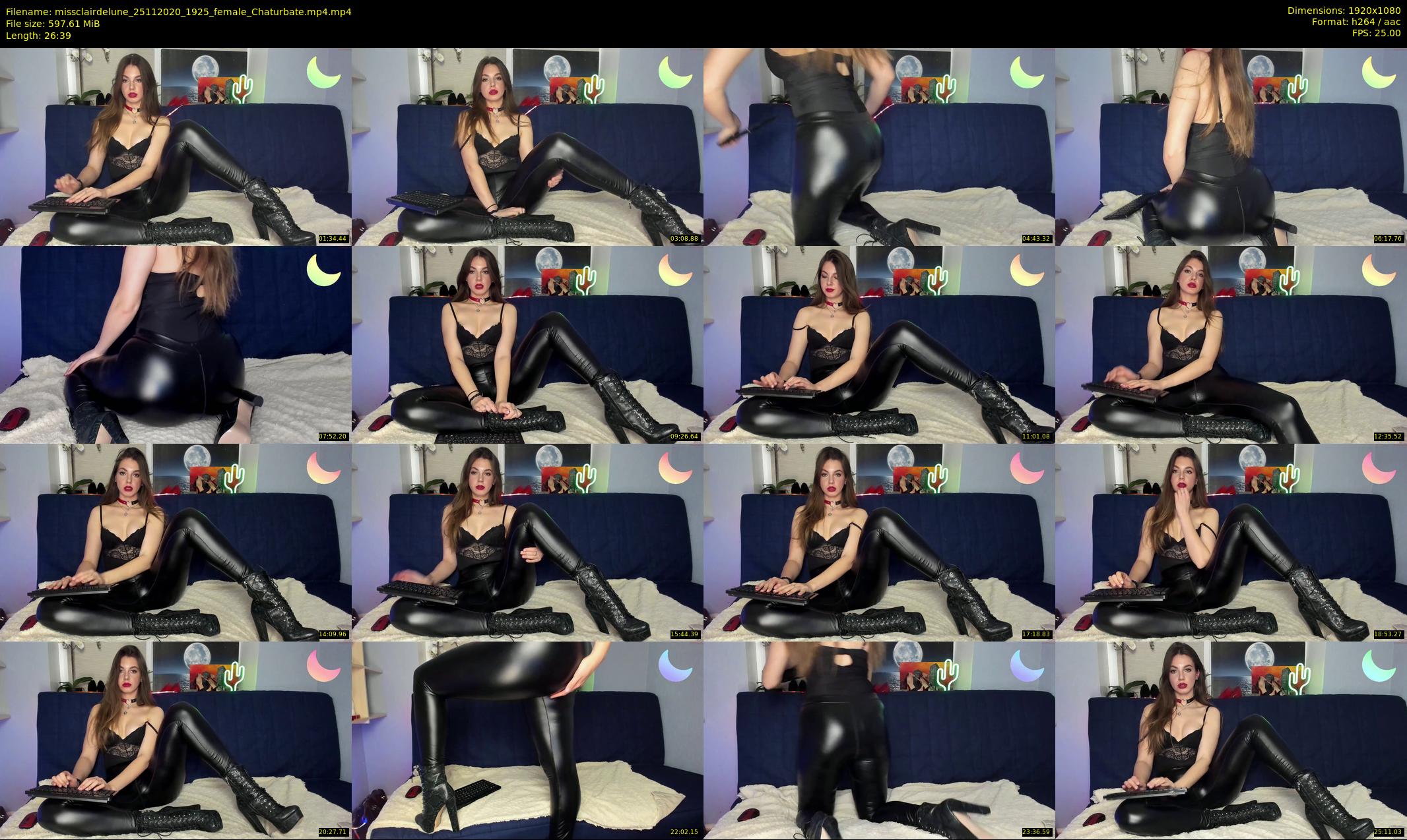 missclairdelune — 27 minute Chaturbate female cam show recording, 1080p, Nov 25, 2020