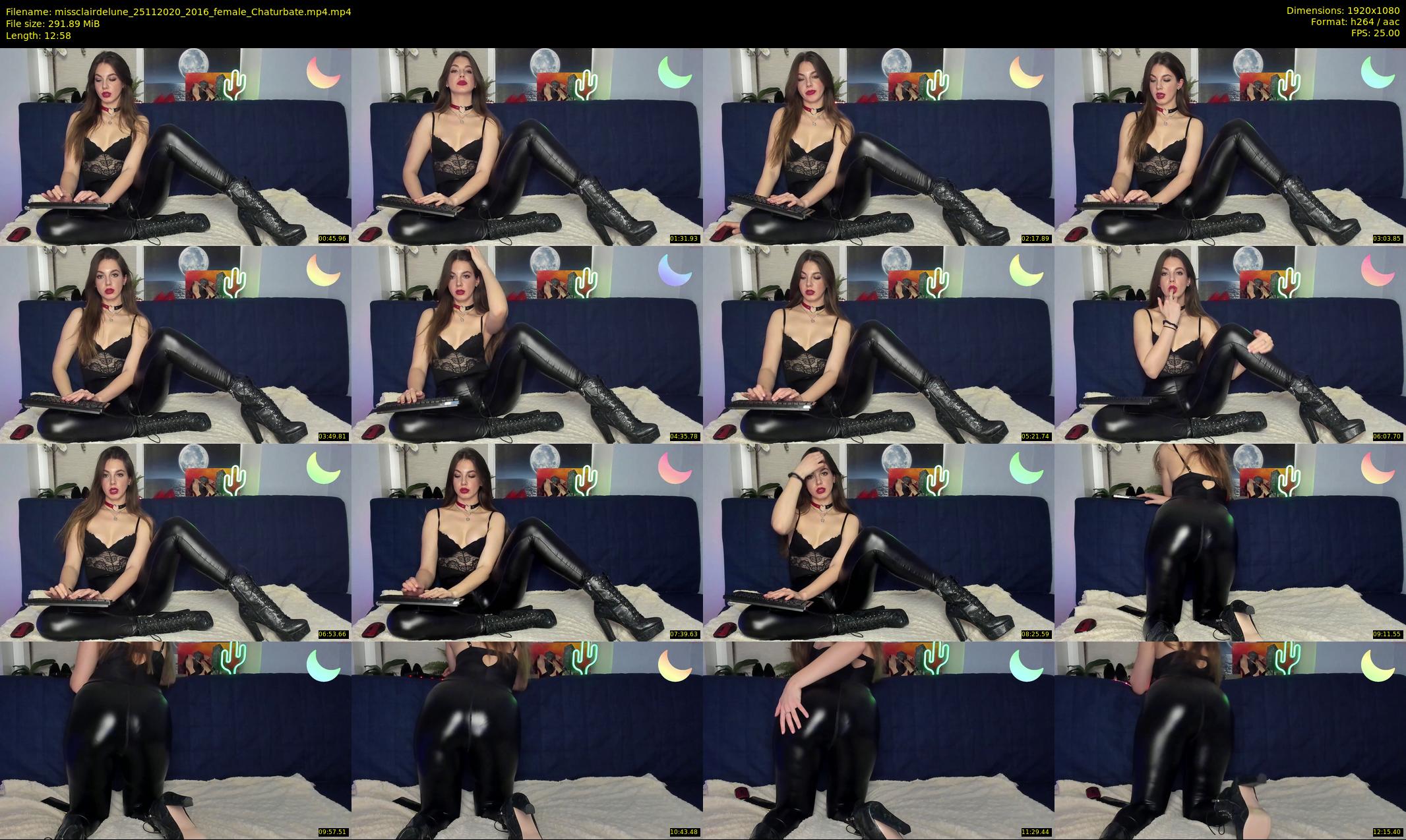 missclairdelune — 13 minute Chaturbate female cam show recording, 1080p, Nov 25, 2020