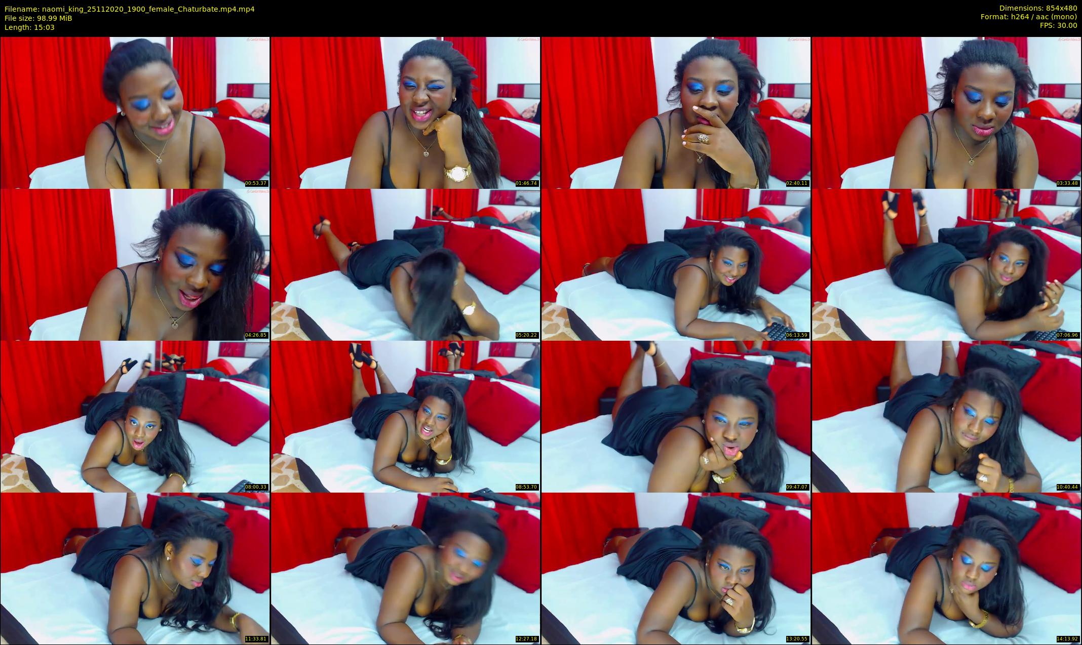 naomi_king — 16 minute Chaturbate female cam show recording, 480p, Nov 25, 2020