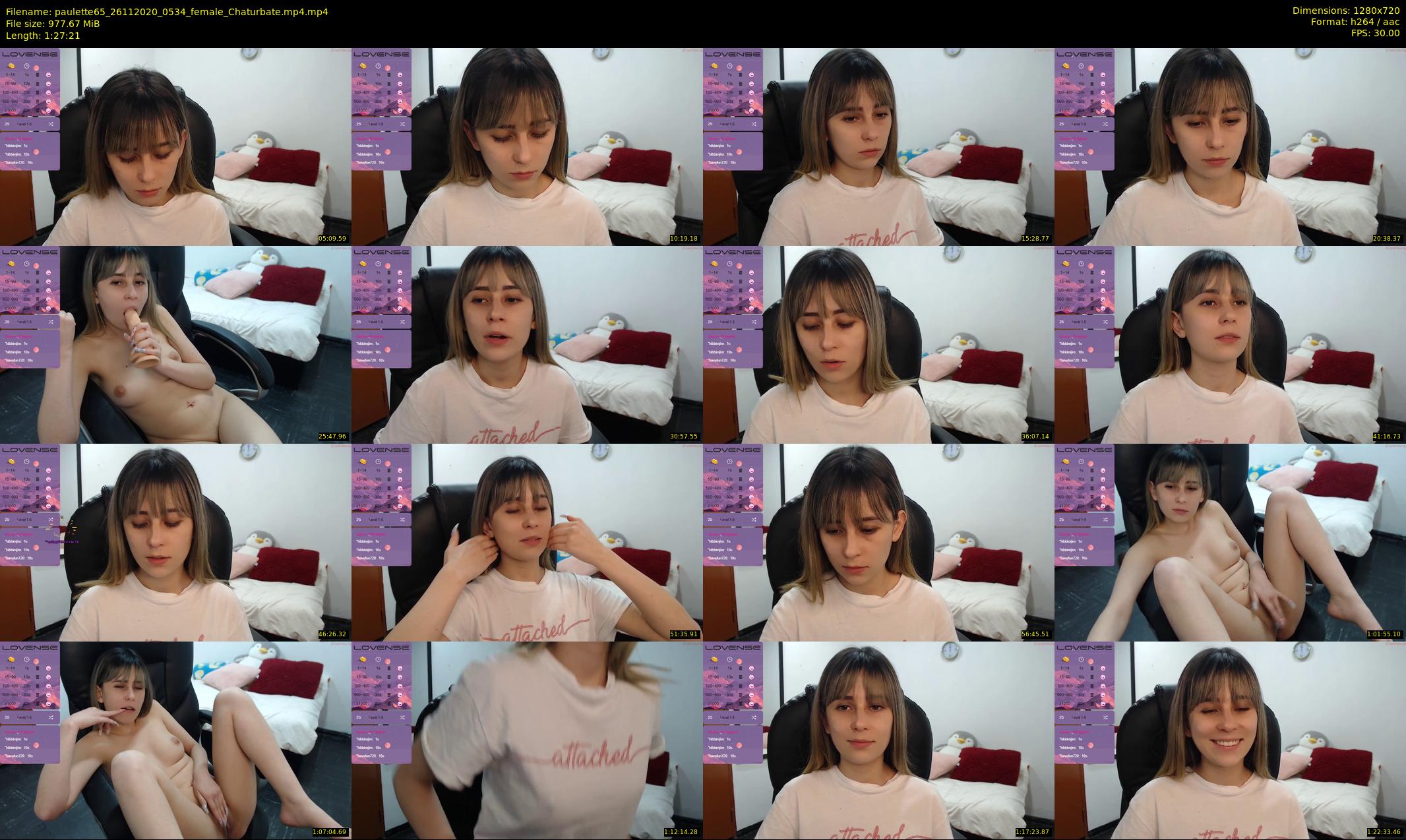 paulette65 — 88 minute Chaturbate female cam show recording, 720p, Nov 26, 2020