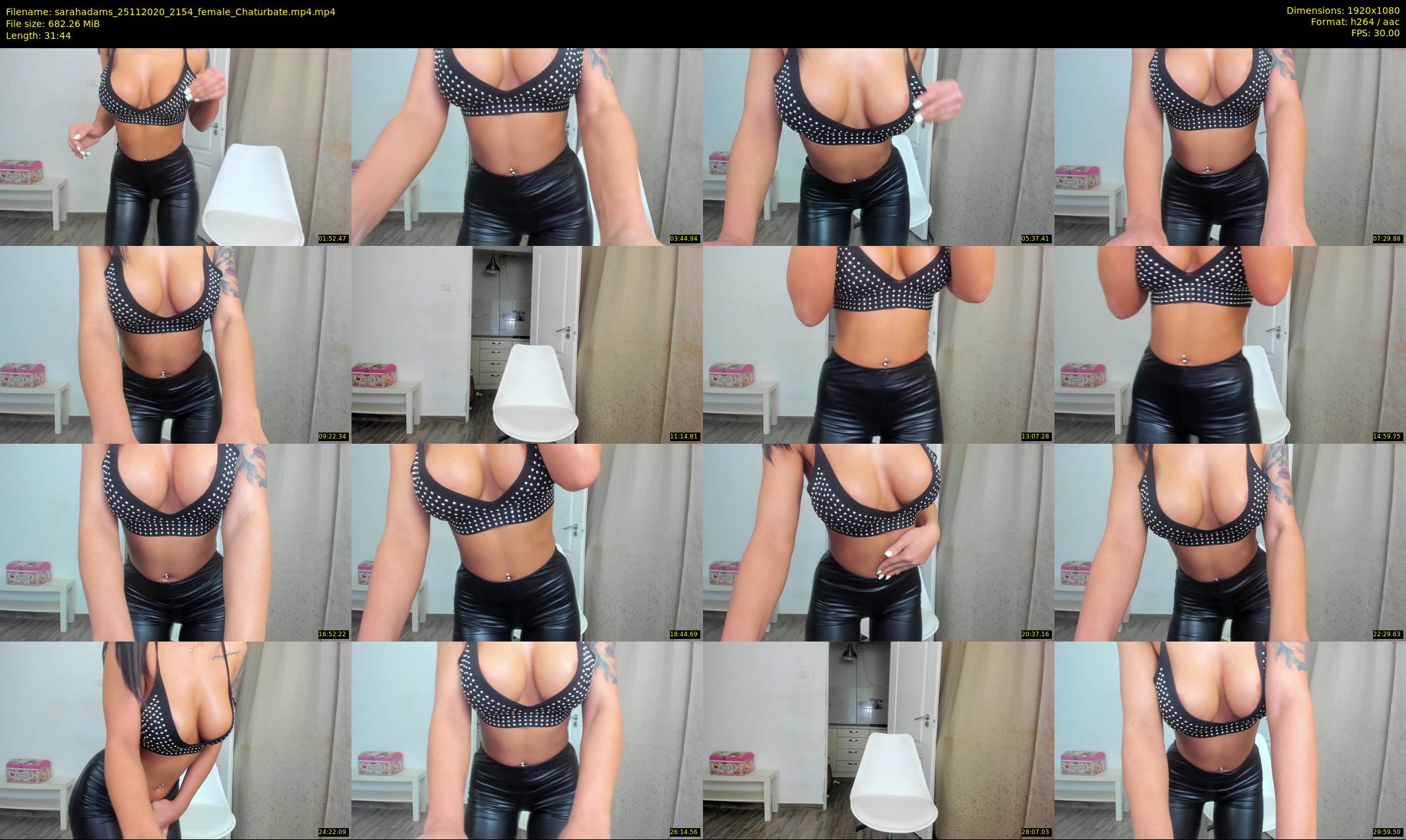 sarahadams — 32 minute Chaturbate female cam show recording, 1080p, Nov 25, 2020