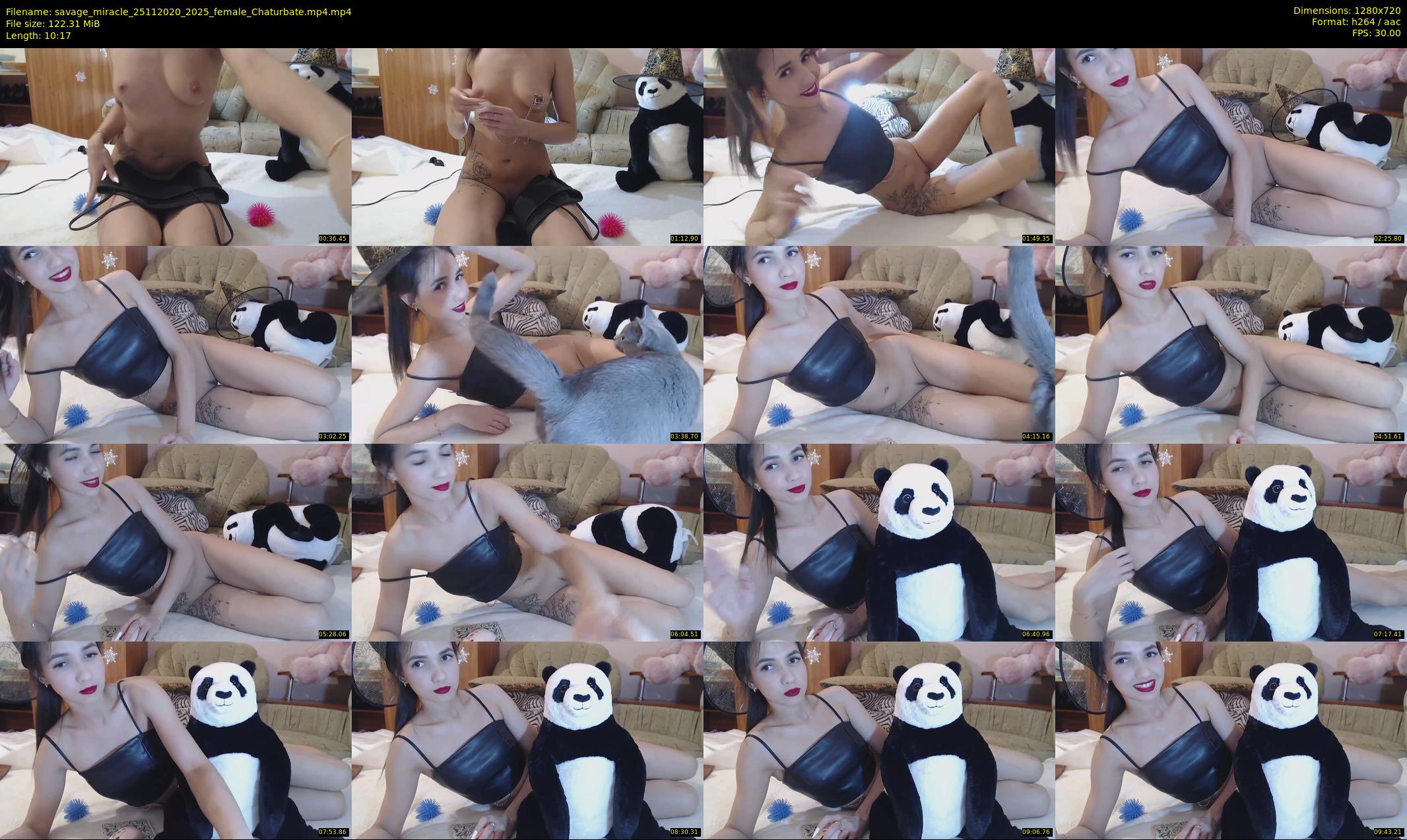 savage_miracle — 11 minute Chaturbate female cam show recording, 720p, Nov 25, 2020