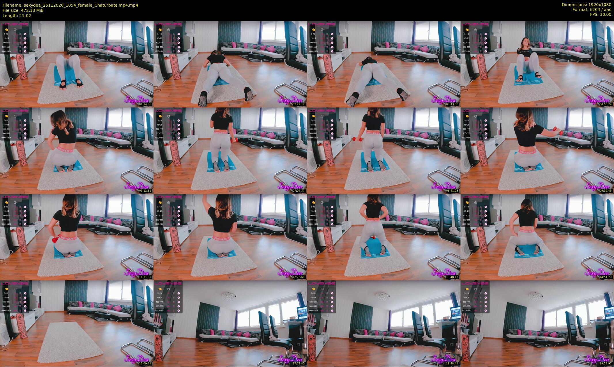 sexydea — 22 minute Chaturbate female cam show recording, 1080p, Nov 25, 2020