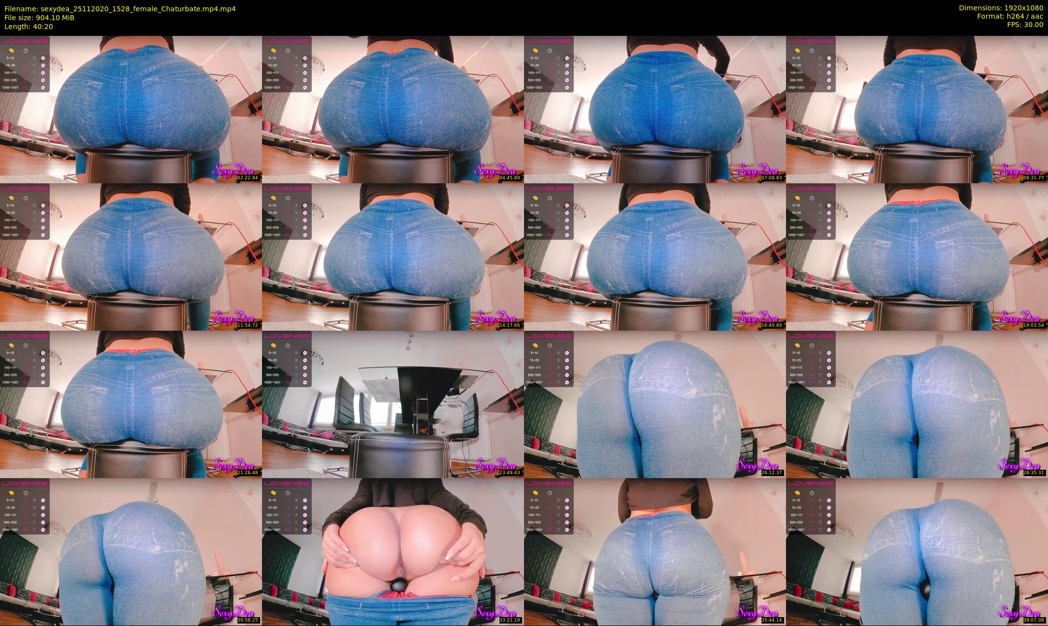 sexydea — 41 minute Chaturbate female cam show recording, 1080p, Nov 25, 2020