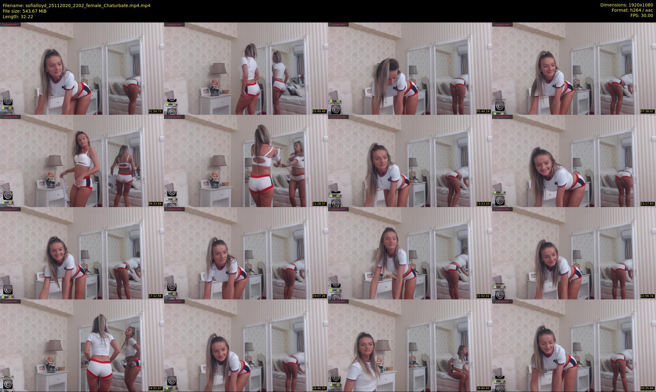 sofialloyd — 33 minute Chaturbate female cam show recording, 1080p, Nov 25, 2020