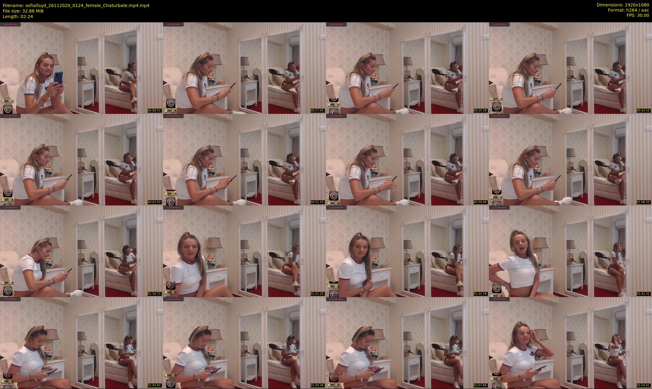 sofialloyd — 3 minute Chaturbate female cam show recording, 1080p, Nov 26, 2020