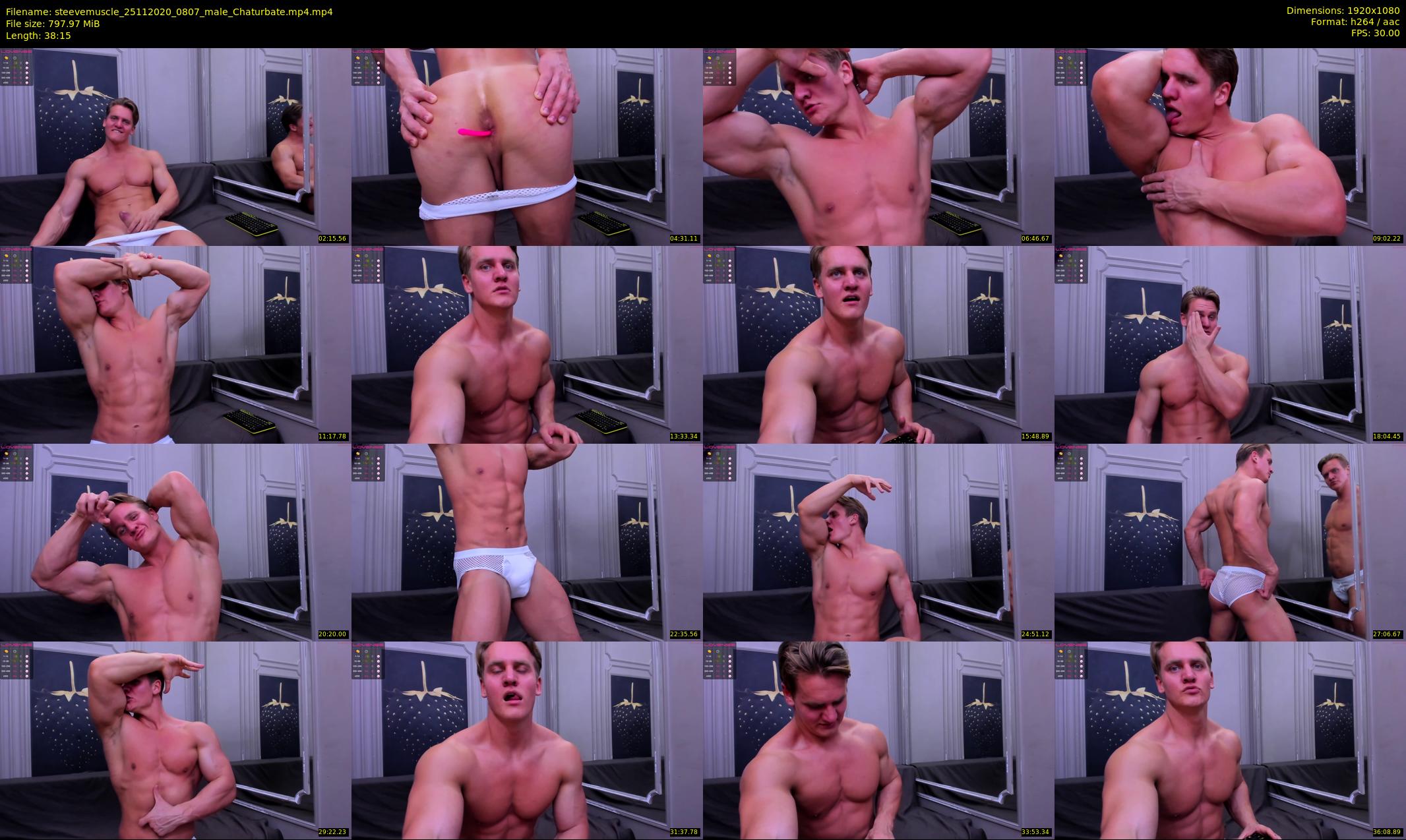 steevemuscle — 39 minute Chaturbate male cam show recording, 1080p, Nov 25, 2020