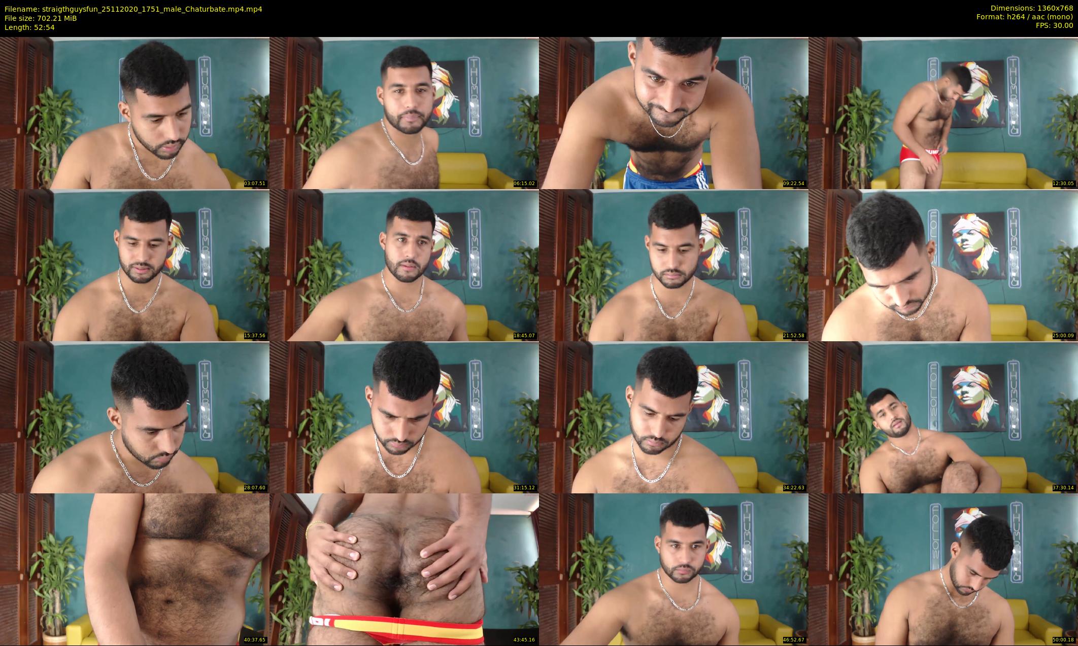 straigthguysfun — 53 minute Chaturbate male cam show recording, 720p, Nov 25, 2020