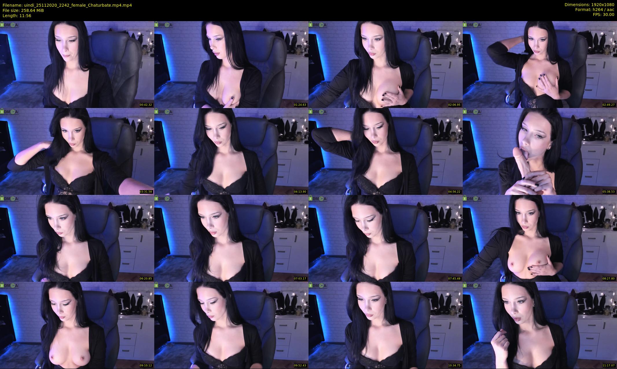 uindi — 12 minute Chaturbate female cam show recording, 1080p, Nov 25, 2020