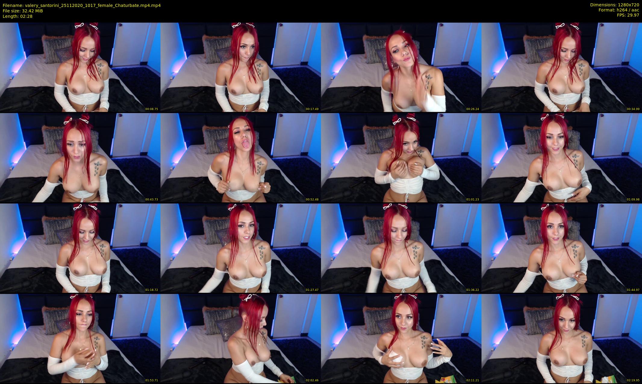 valery_santorini — 3 minute Chaturbate female cam show recording, 720p, Nov 25, 2020