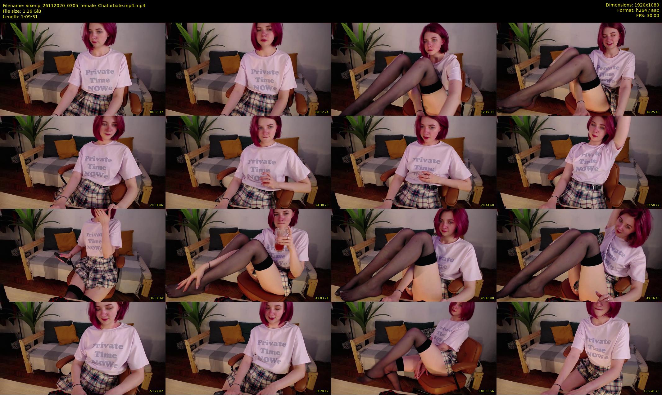 vixenp — 70 minute Chaturbate female cam show recording, 1080p, Nov 26, 2020