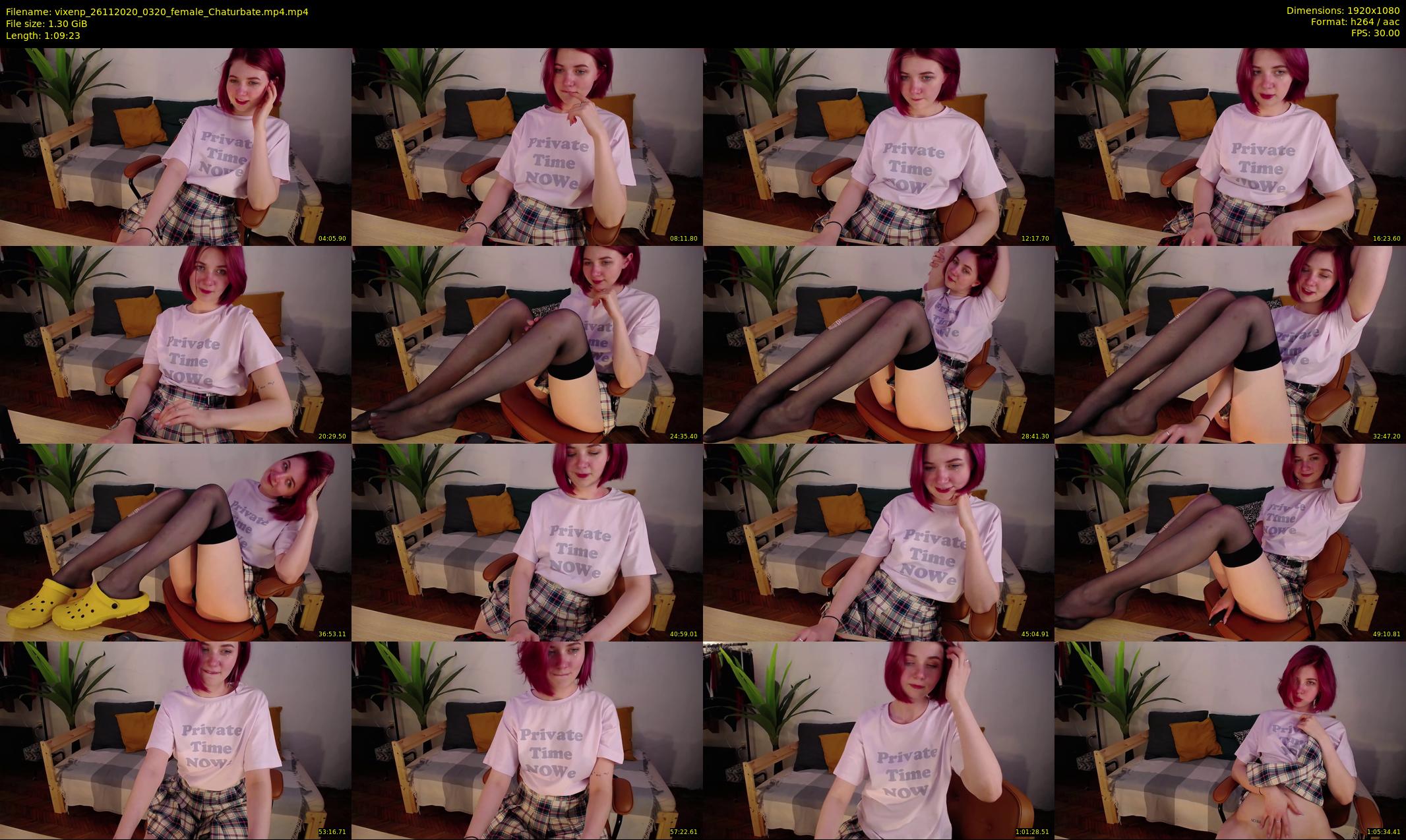 vixenp — 70 minute Chaturbate female cam show recording, 1080p, Nov 26, 2020