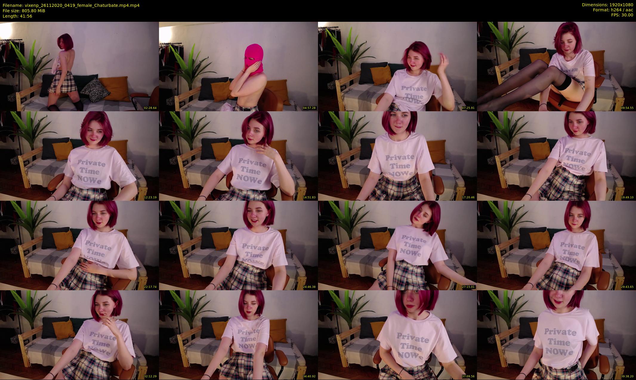 vixenp — 42 minute Chaturbate female cam show recording, 1080p, Nov 26, 2020