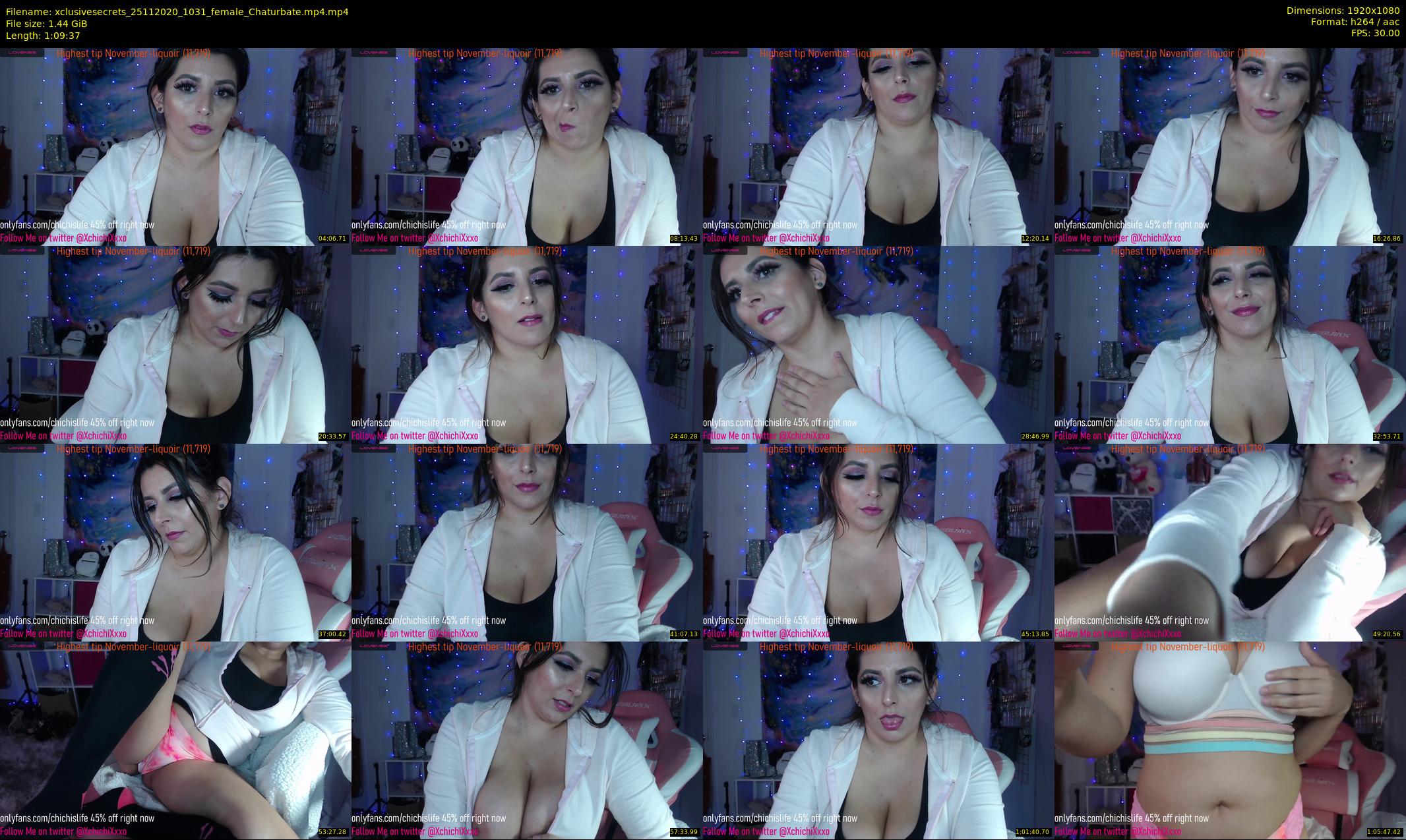 xclusivesecrets — 70 minute Chaturbate female cam show recording, 1080p, Nov 25, 2020