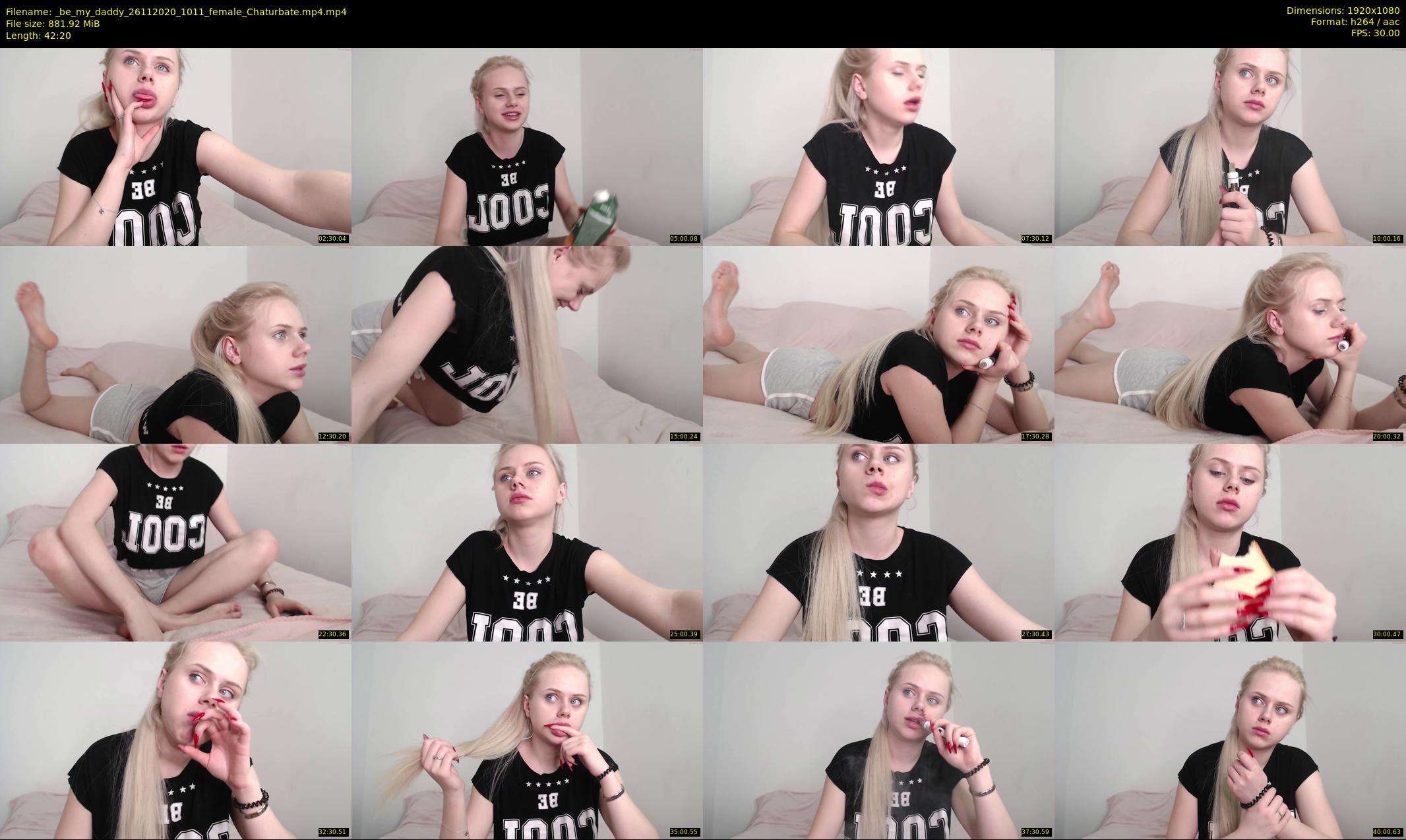 _be_my_daddy — 43 minute Chaturbate female cam show recording, 1080p, Nov 26, 2020
