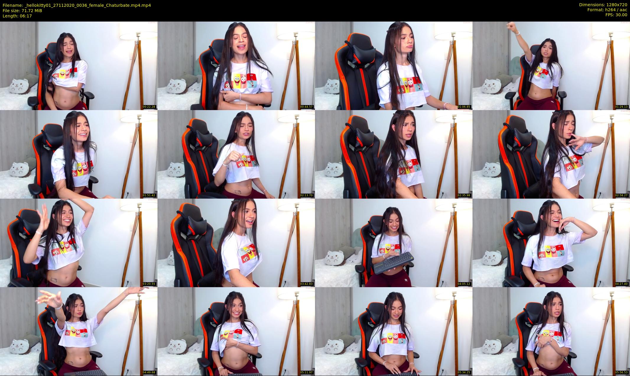 _hellokitty01 — 7 minute Chaturbate female cam show recording, 720p, Nov 27, 2020