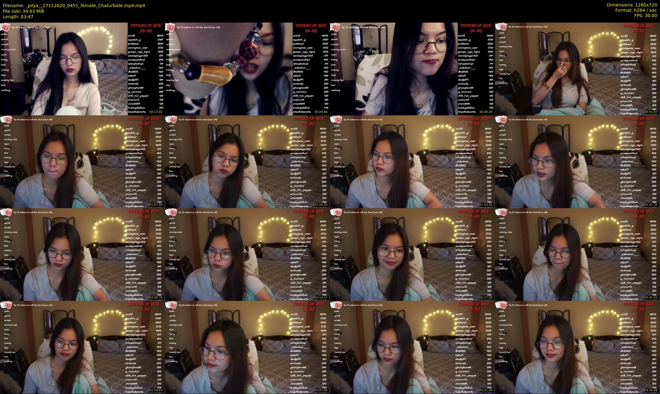 _pilya_ — 4 minute Chaturbate female cam show recording, 720p, Nov 27, 2020
