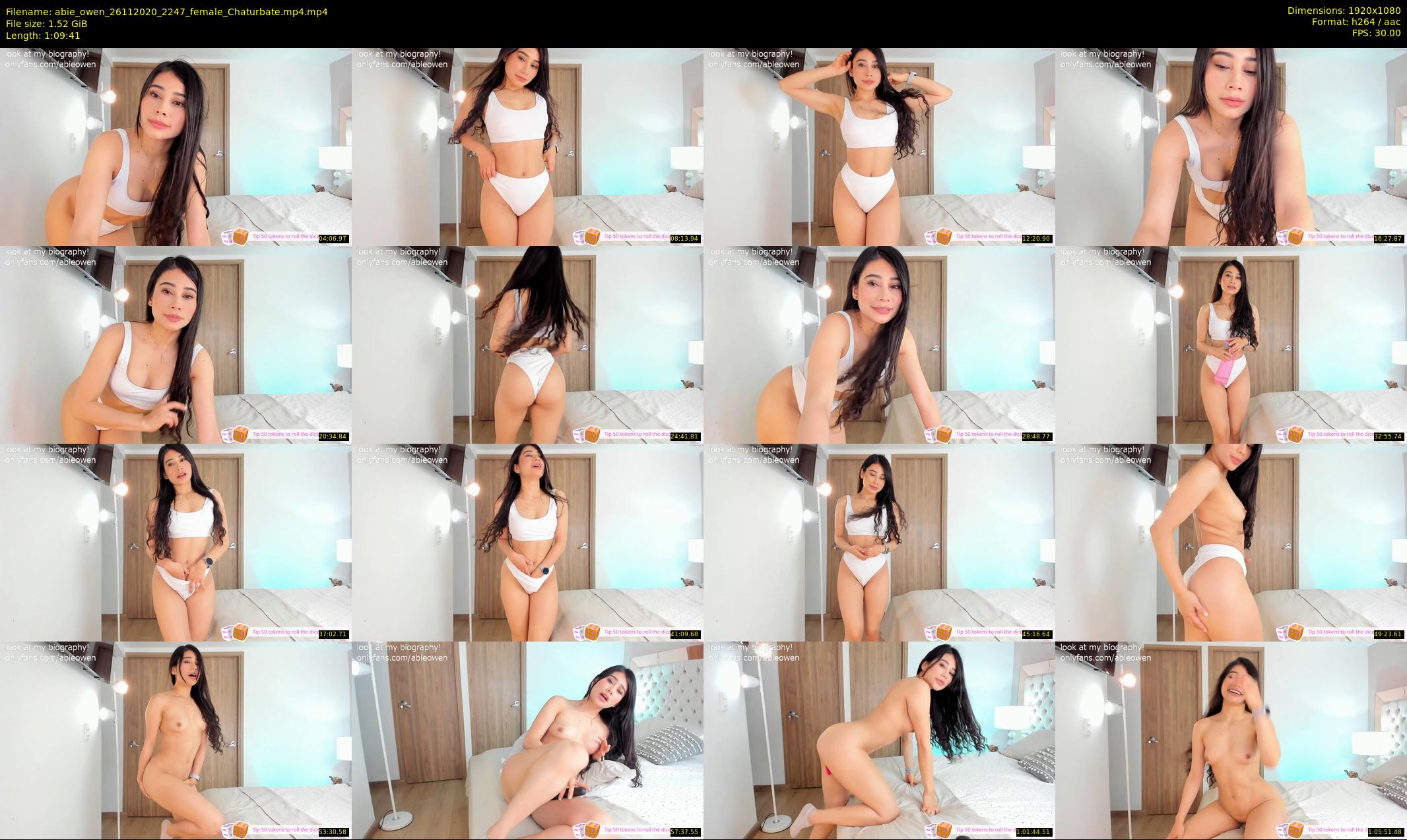 abie_owen — 70 minute Chaturbate female cam show recording, 1080p, Nov 26, 2020