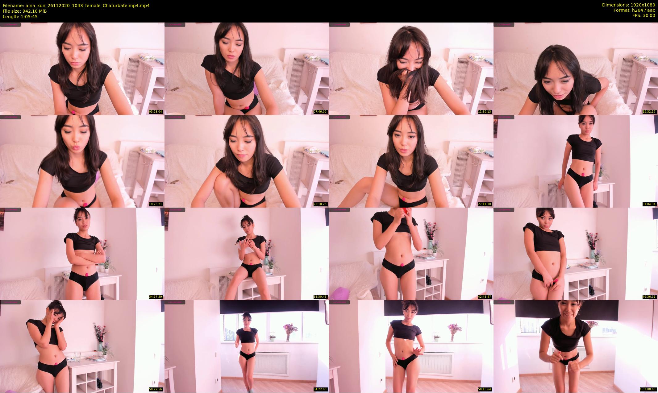 aina_kun — 66 minute Chaturbate female cam show recording, 1080p, Nov 26, 2020