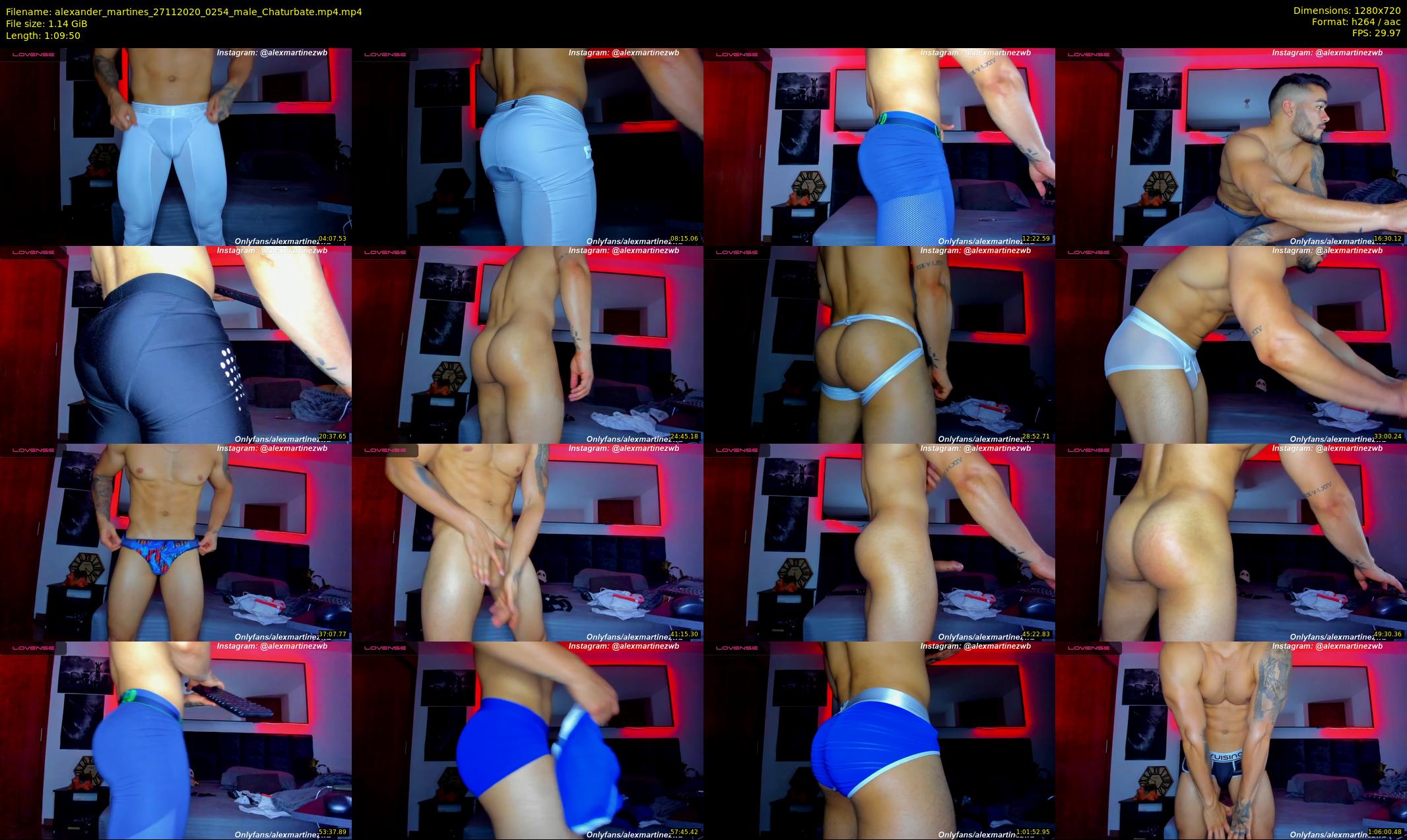 alexander_martines — 70 minute Chaturbate male cam show recording, 720p, Nov 27, 2020