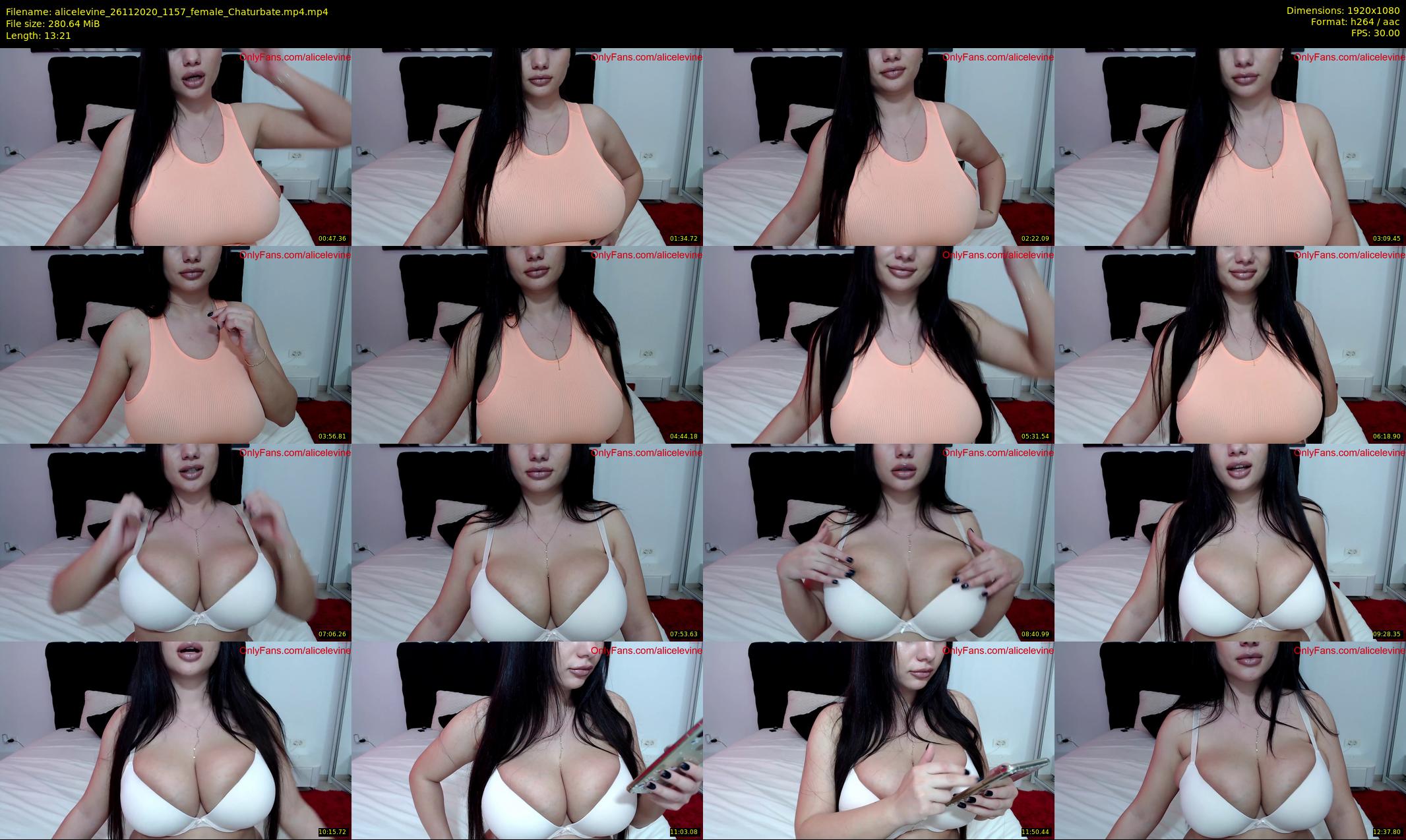 alicelevine — 14 minute Chaturbate female cam show recording, 1080p, Nov 26, 2020