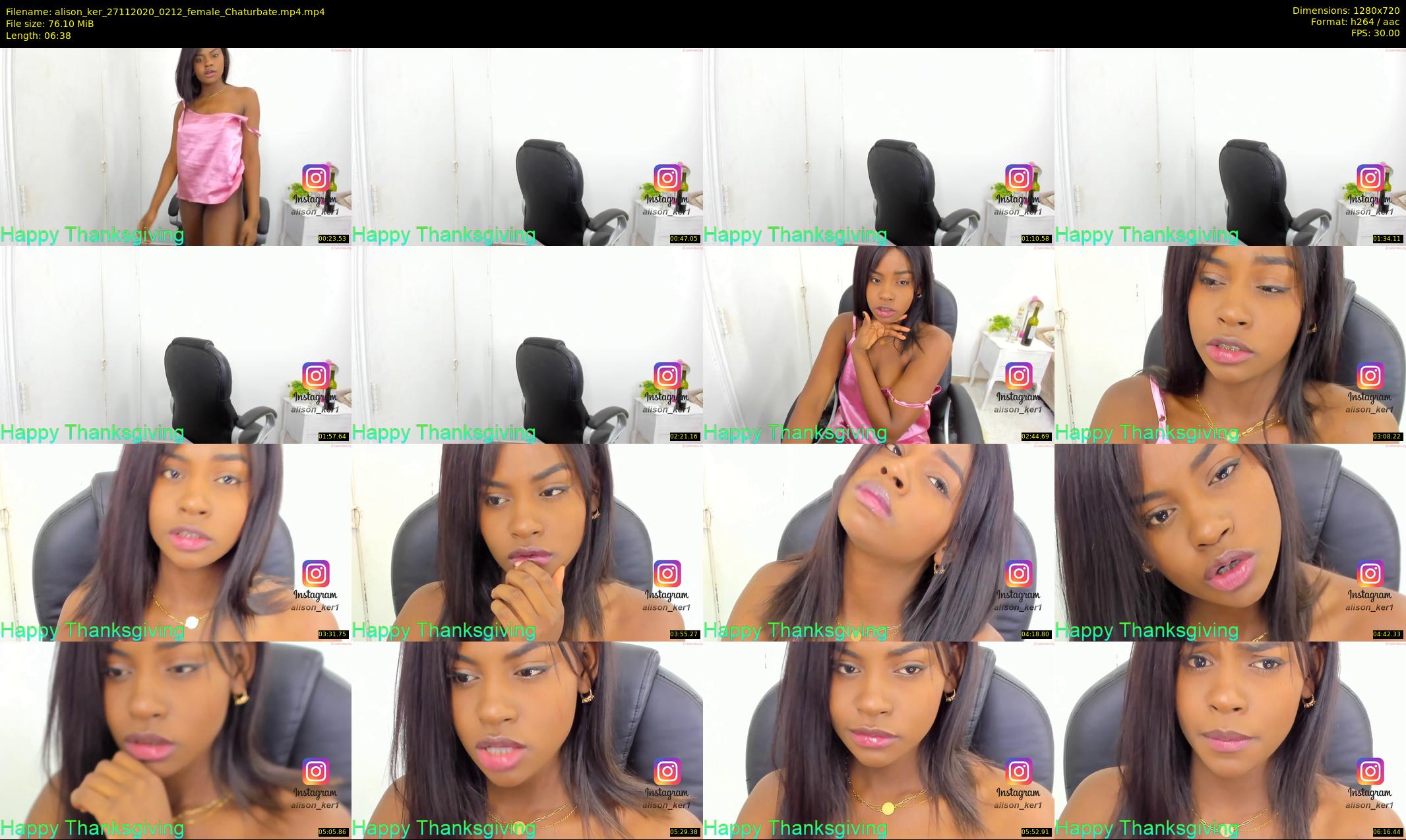 alison_ker — 7 minute Chaturbate female cam show recording, 720p, Nov 27, 2020