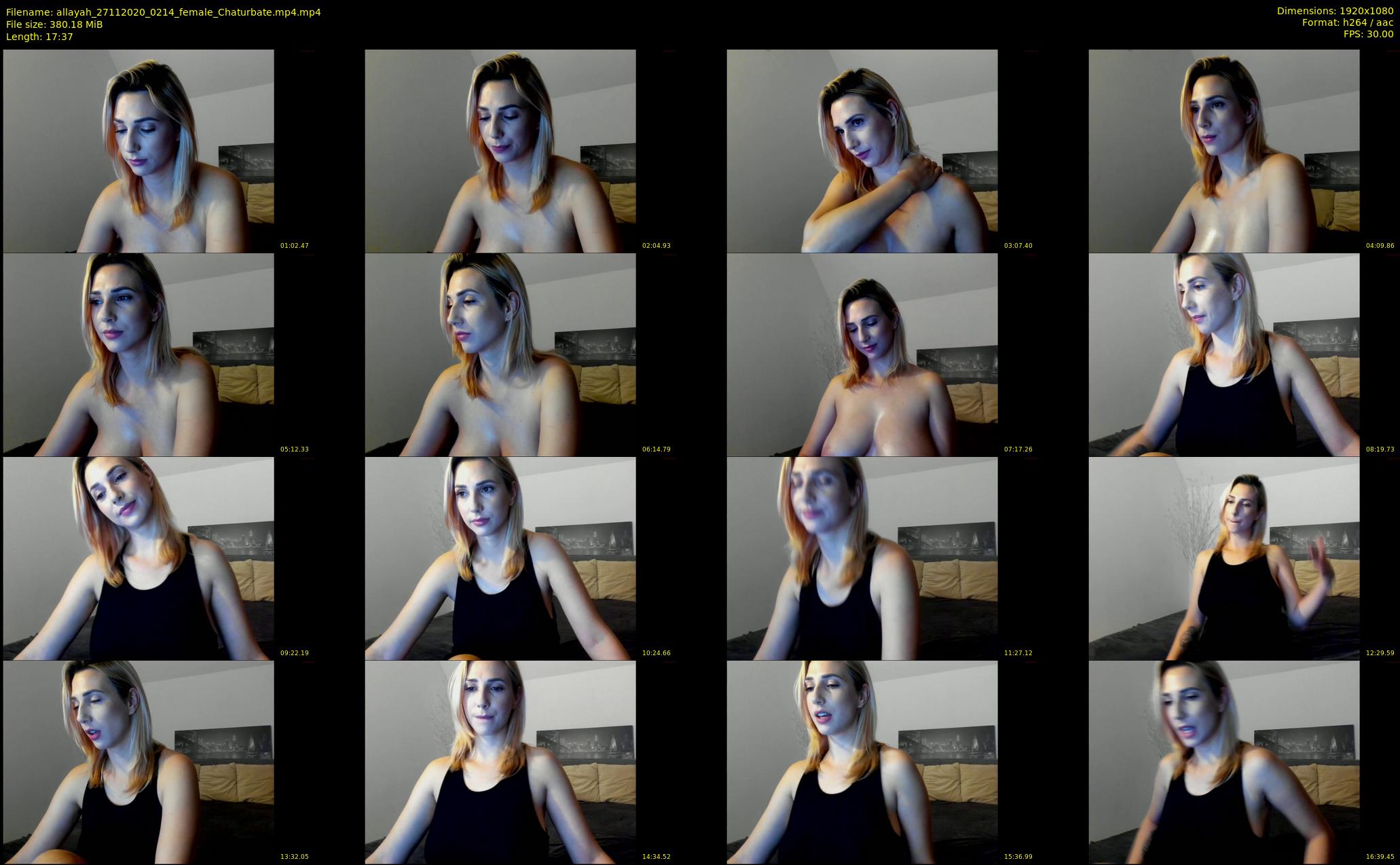 allayah — 18 minute Chaturbate female cam show recording, 1080p, Nov 27, 2020