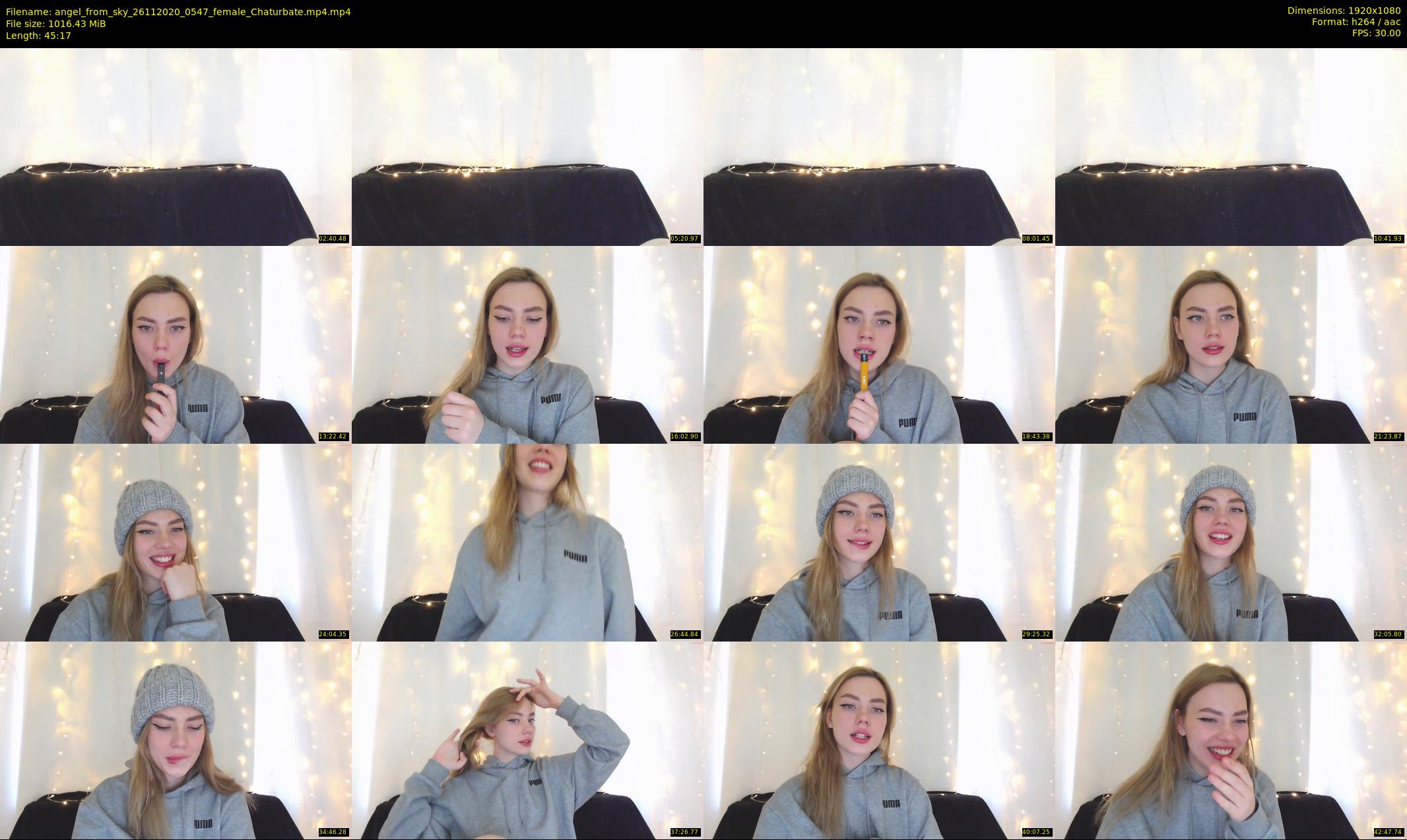 angel_from_sky — 46 minute Chaturbate female cam show recording, 1080p, Nov 26, 2020